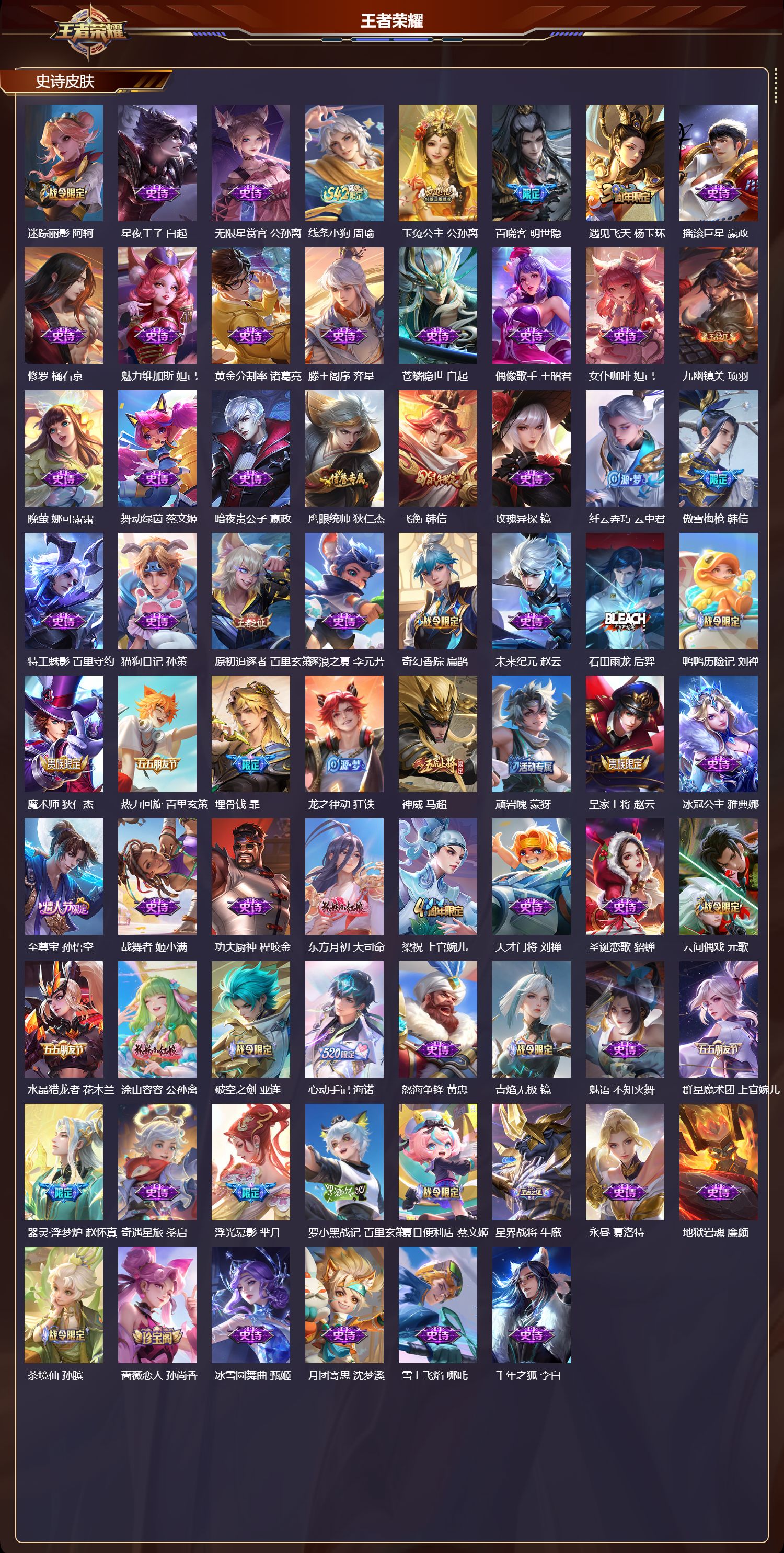 WZQM4205667王者荣耀账号详情图4