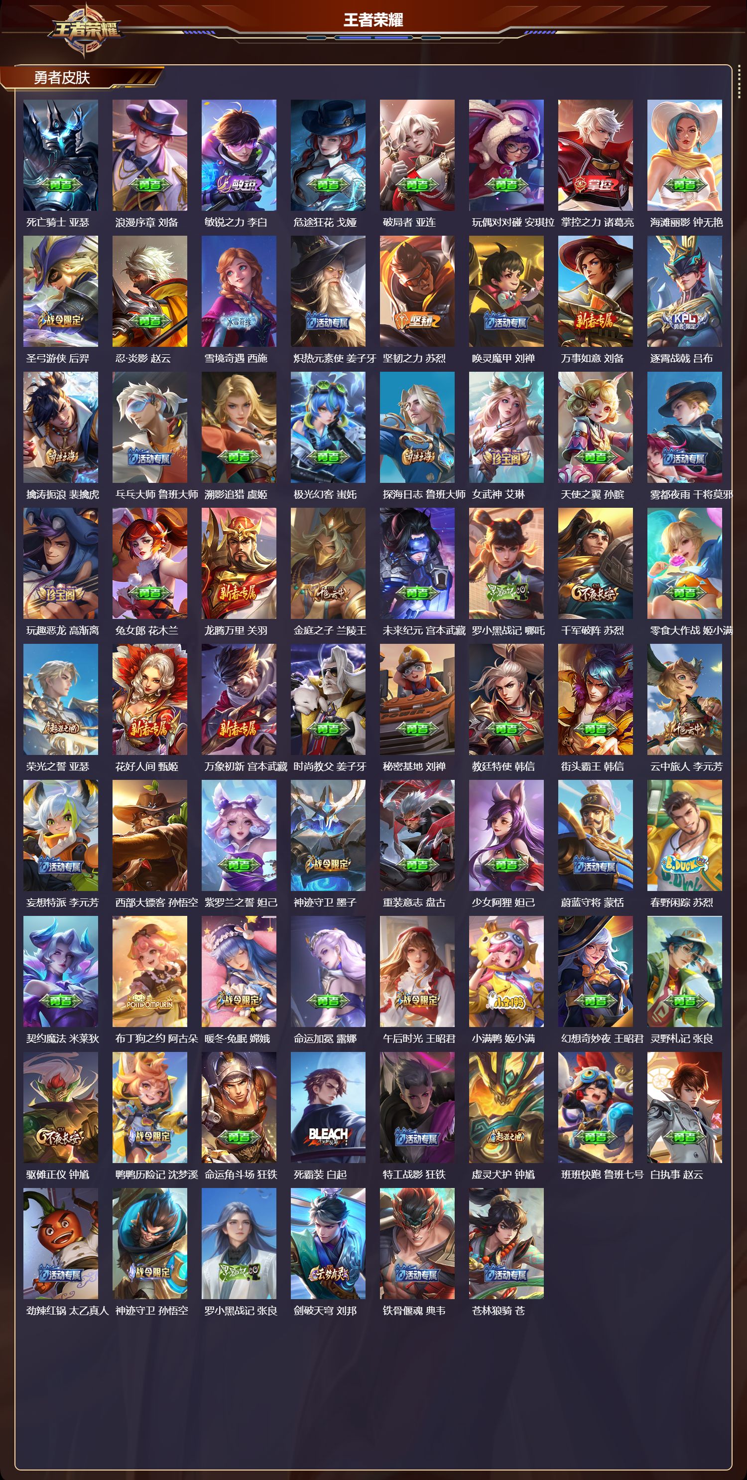 WZQM4205689王者荣耀账号详情图7