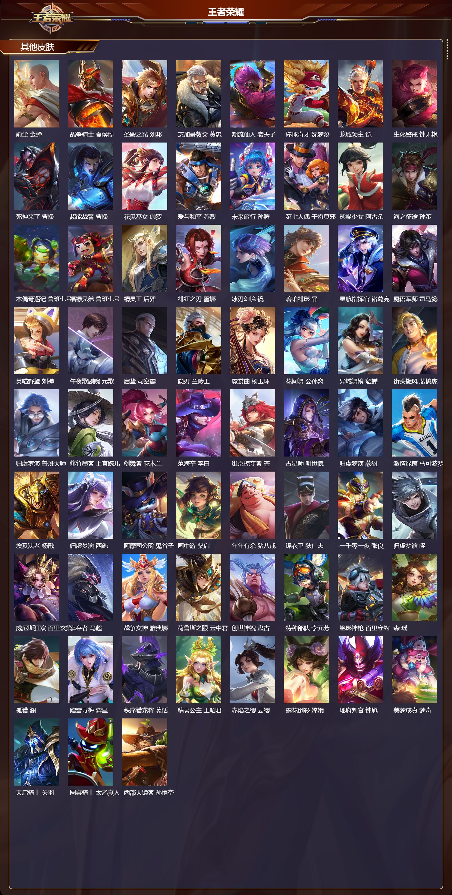 WZQM4205647王者荣耀账号详情图7