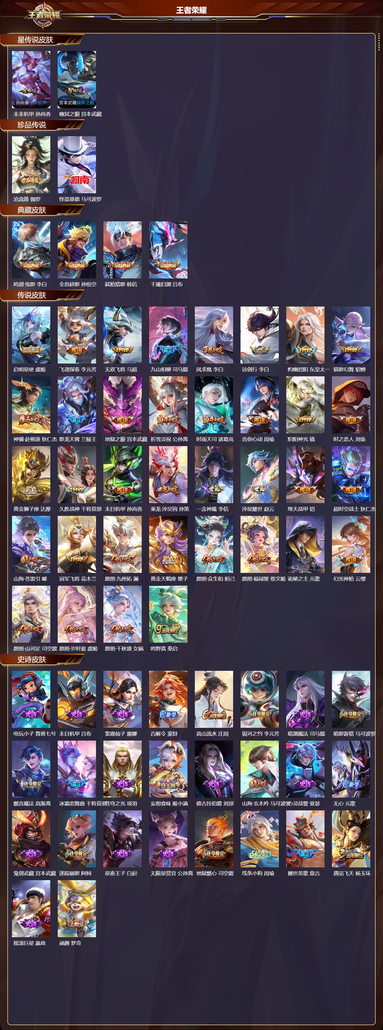 WZQM4205679王者荣耀账号详情图3