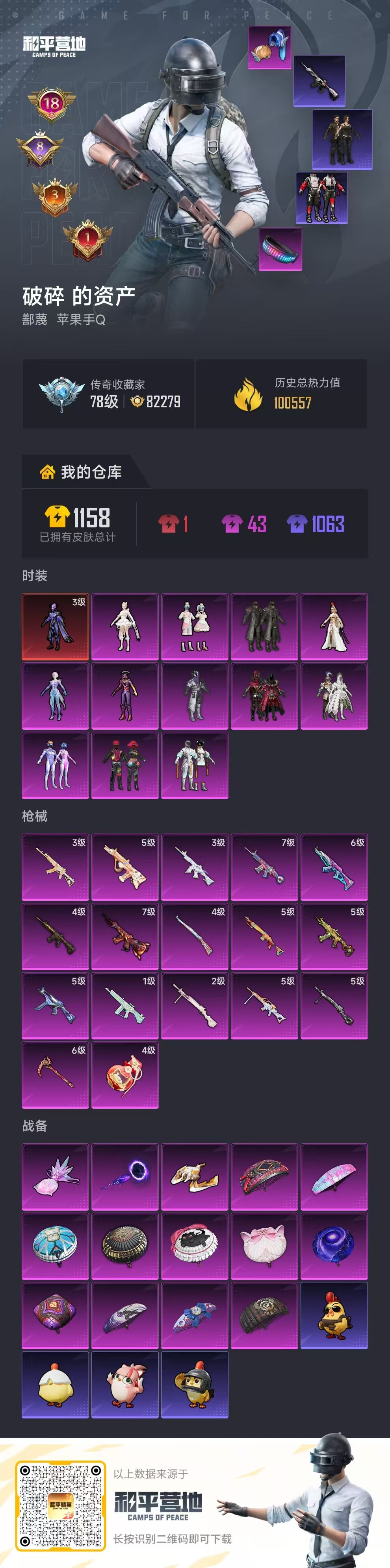 HPSJ4111842和平精英账号详情图2