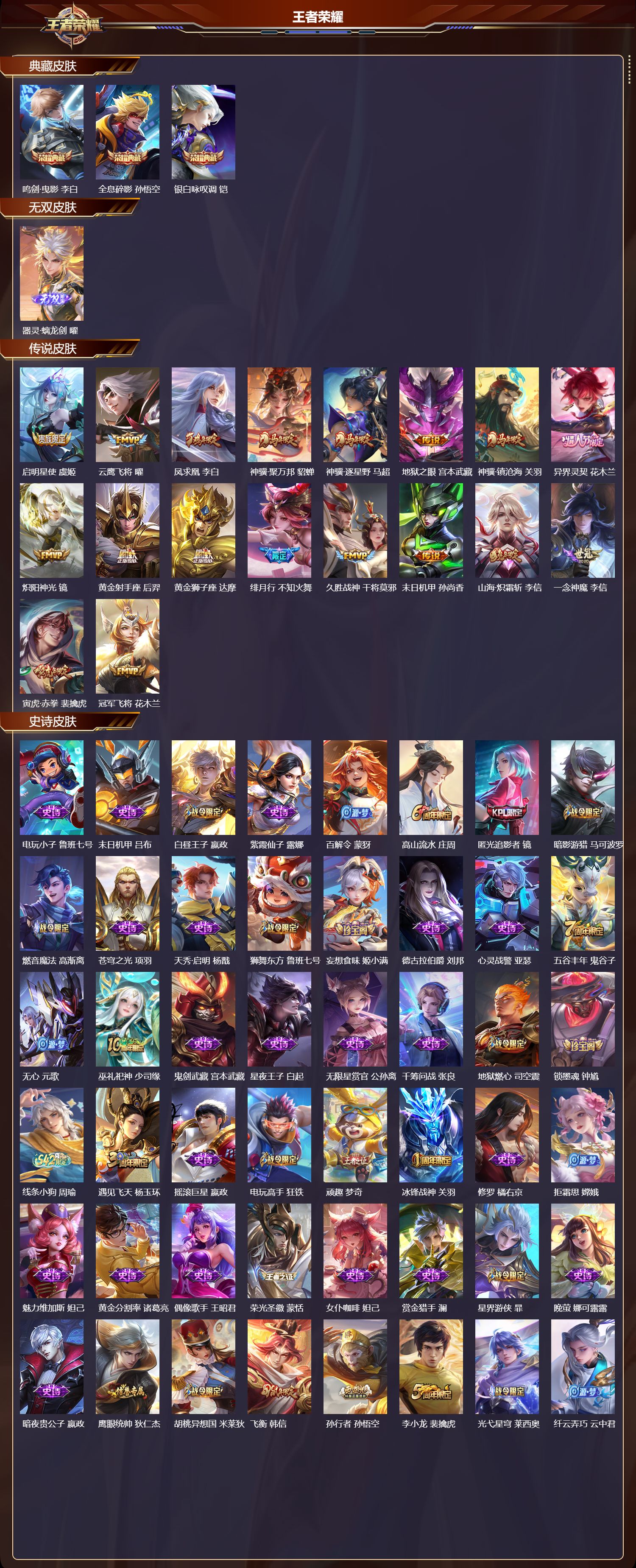 WZCMW4211832王者荣耀账号详情图6