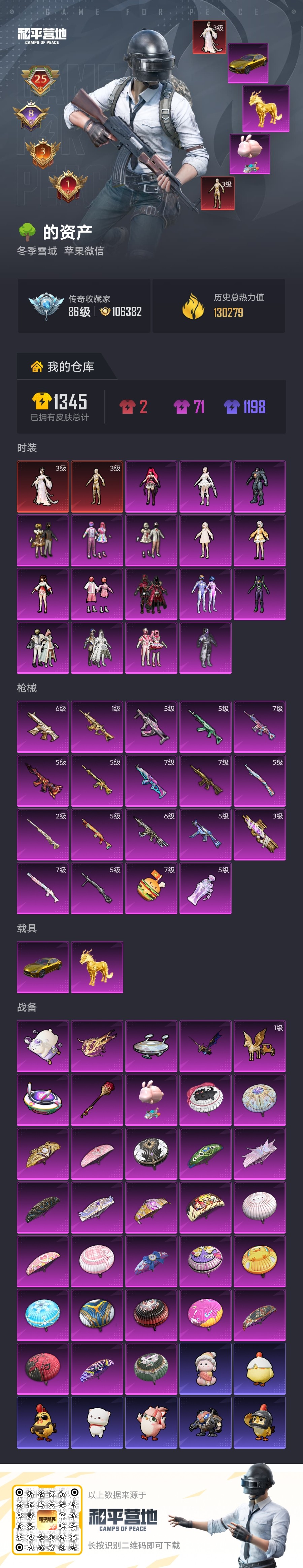 HPLX4123755和平精英账号详情图2