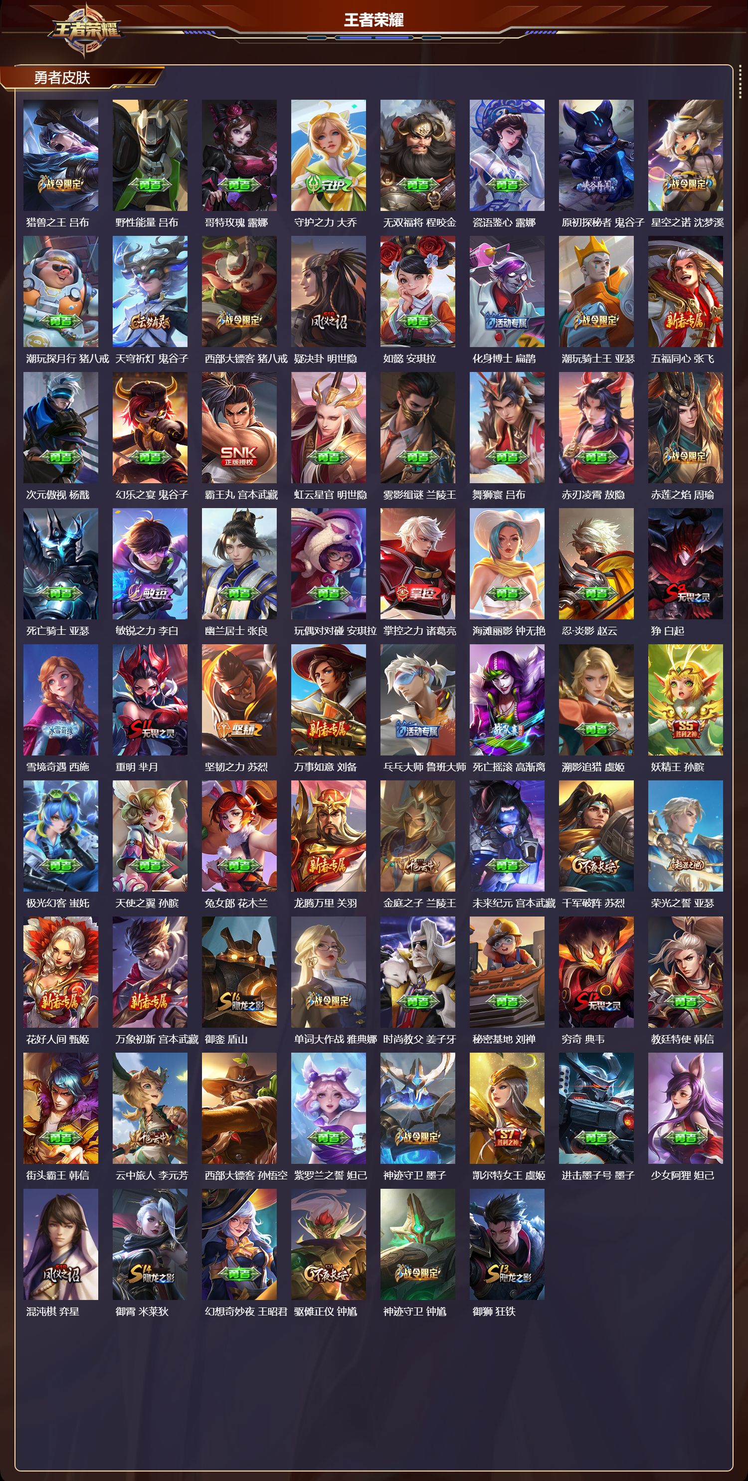 WZCMW4211698王者荣耀账号详情图8