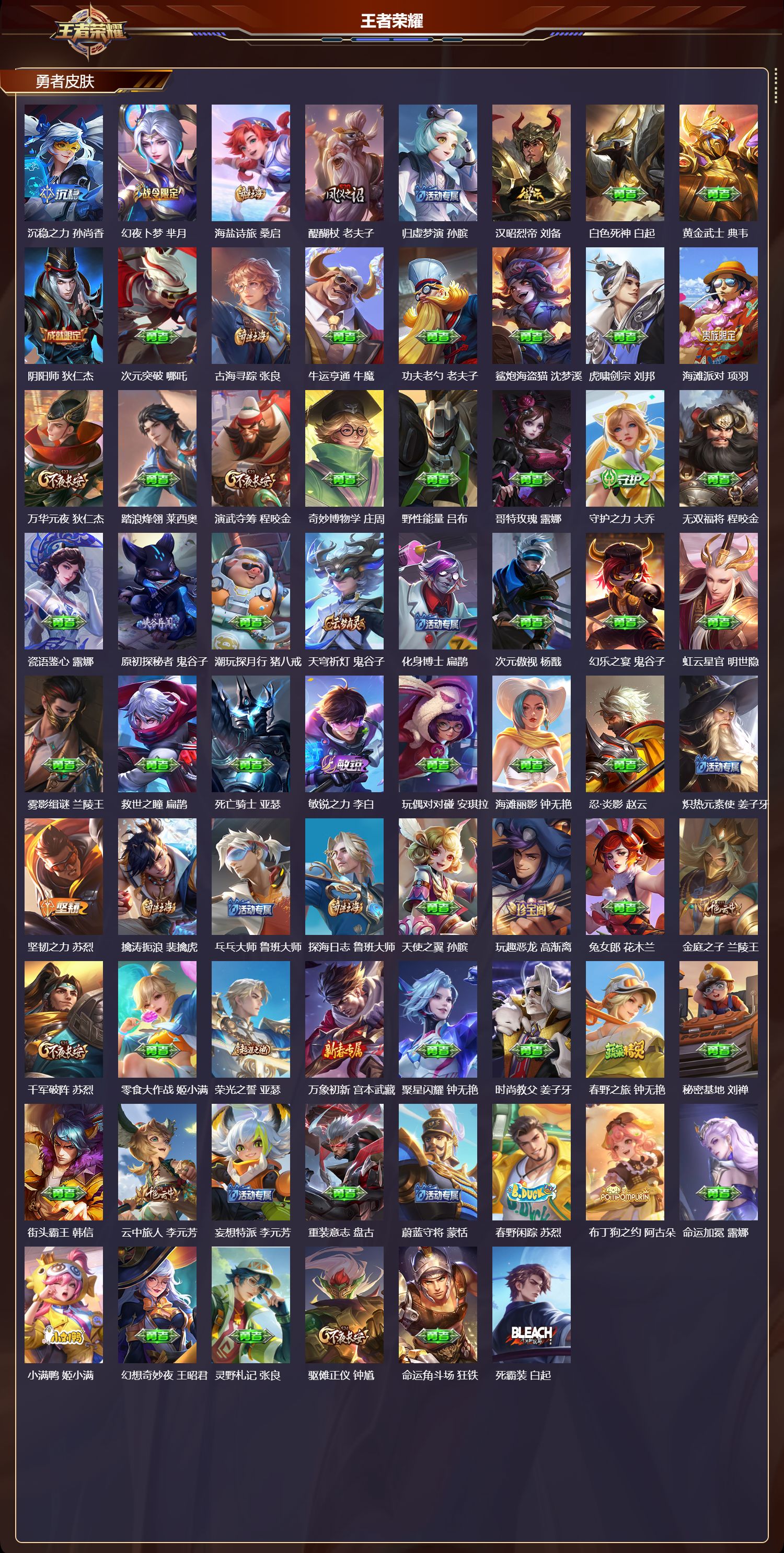 WZQM4205643王者荣耀账号详情图4