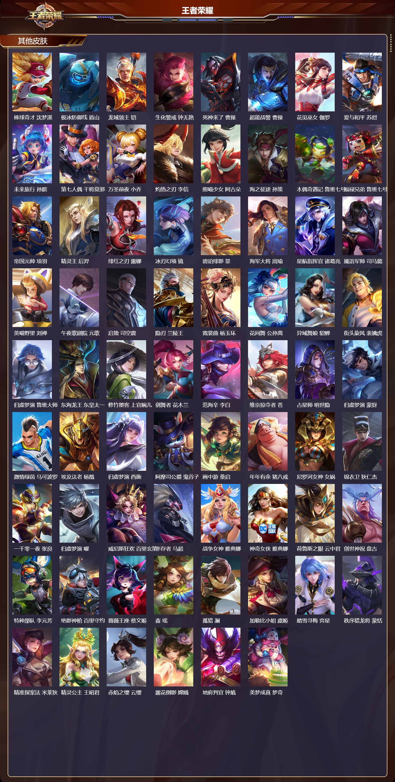 WZQM4205702王者荣耀账号详情图7