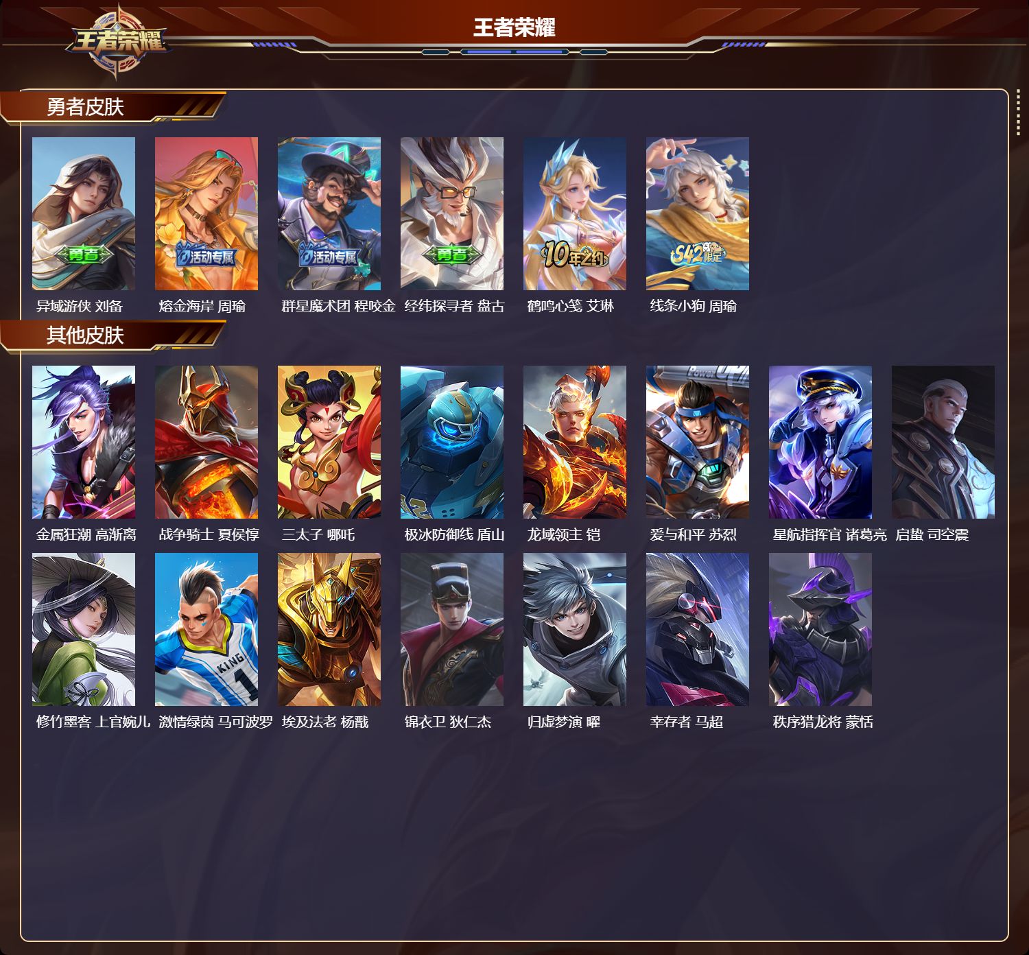 WZCMW4211608王者荣耀账号详情图9