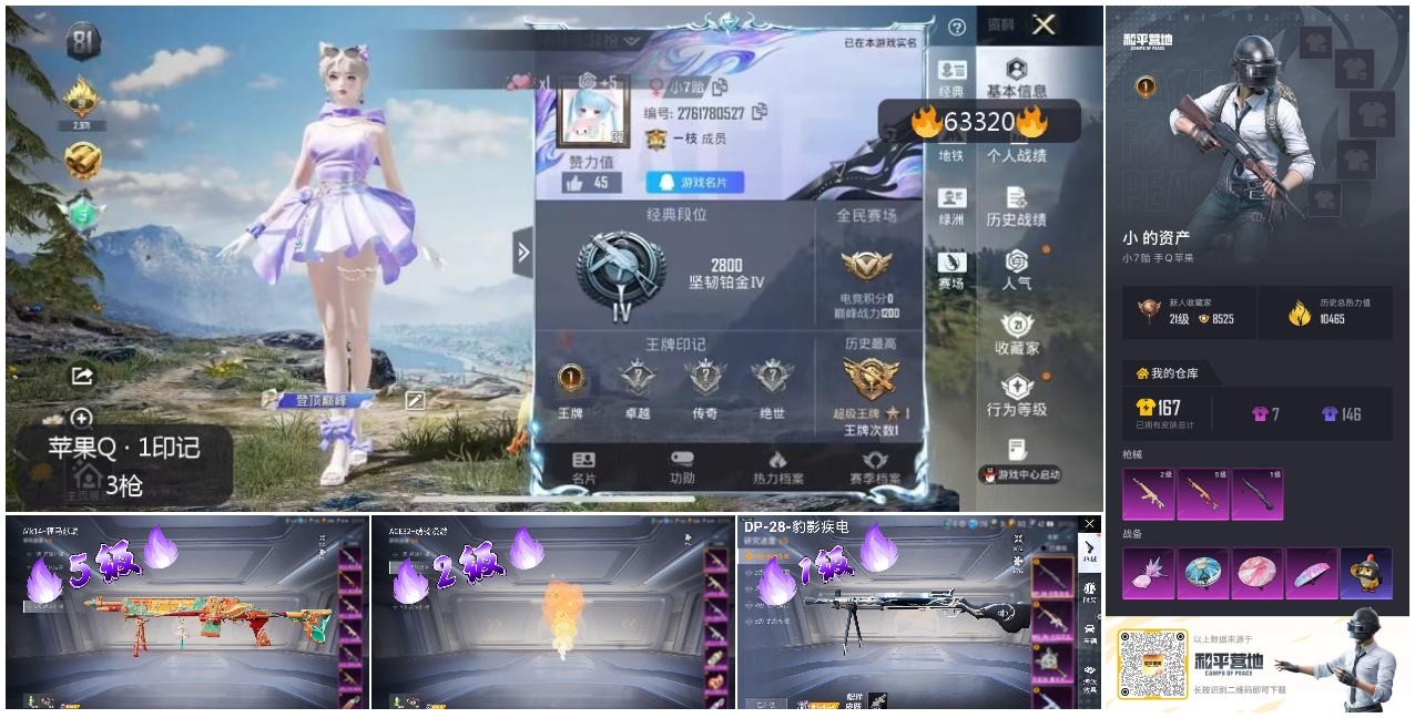 HPSJ4112009和平精英账号详情图4