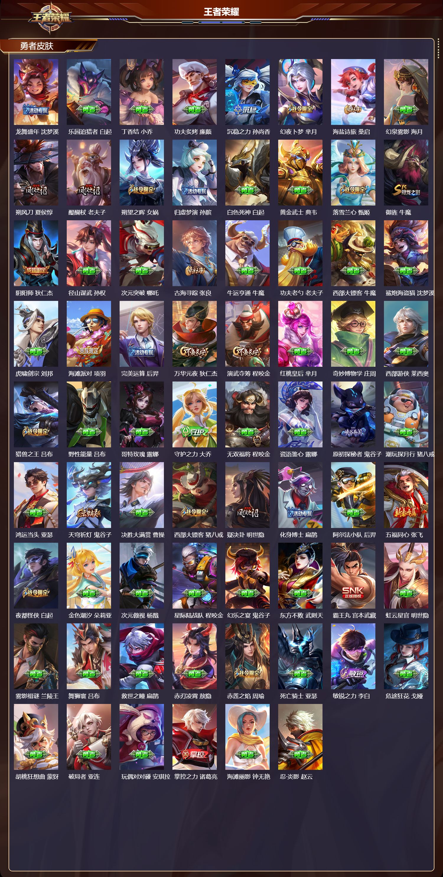 WZCMW4211832王者荣耀账号详情图8