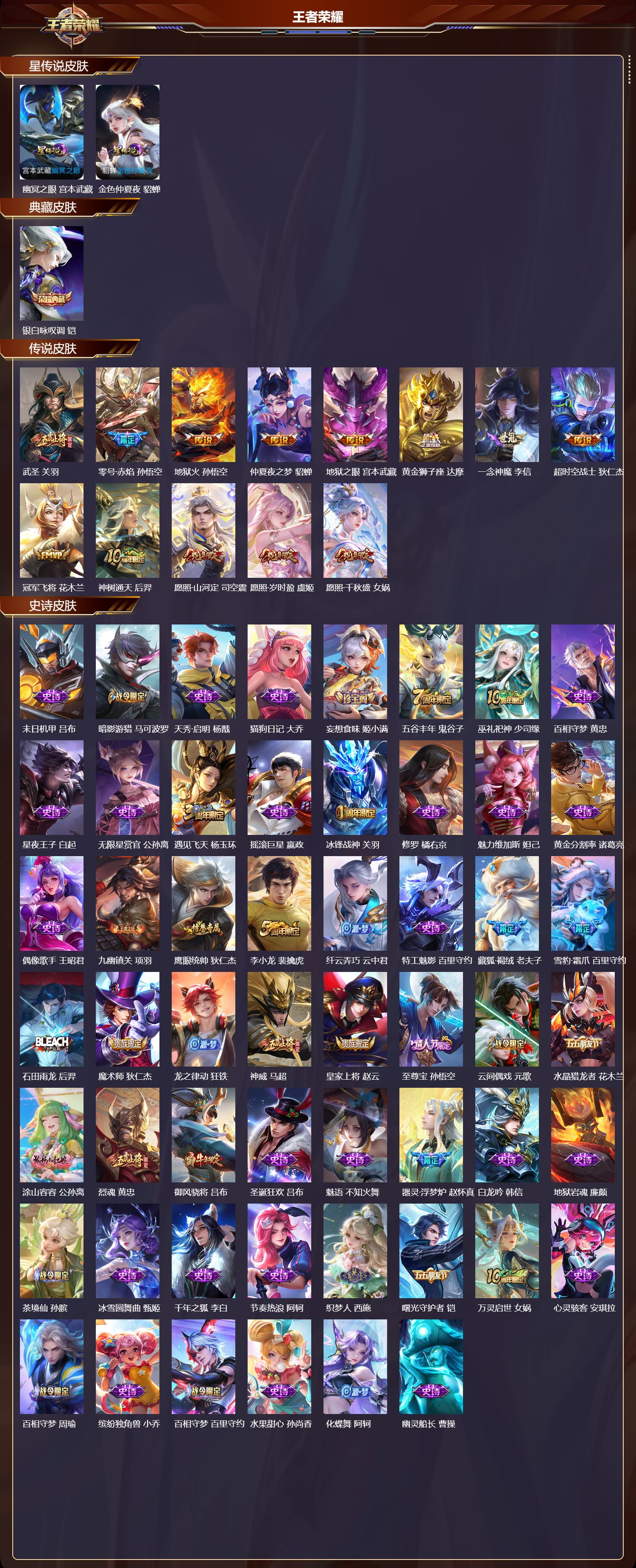 WZQM4205619王者荣耀账号详情图3