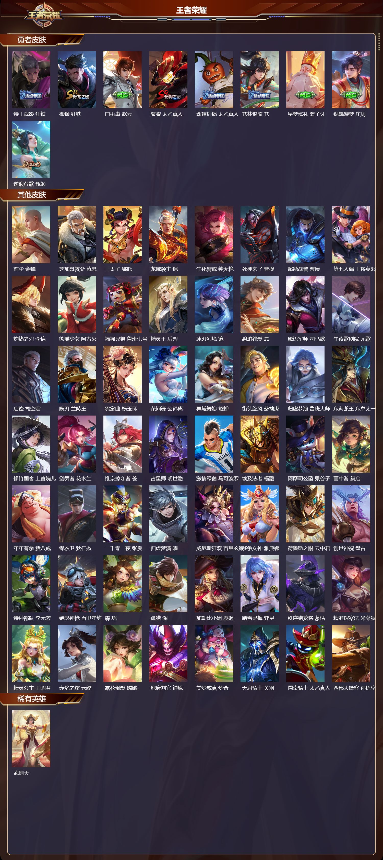 WZMK4205610王者荣耀账号详情图5