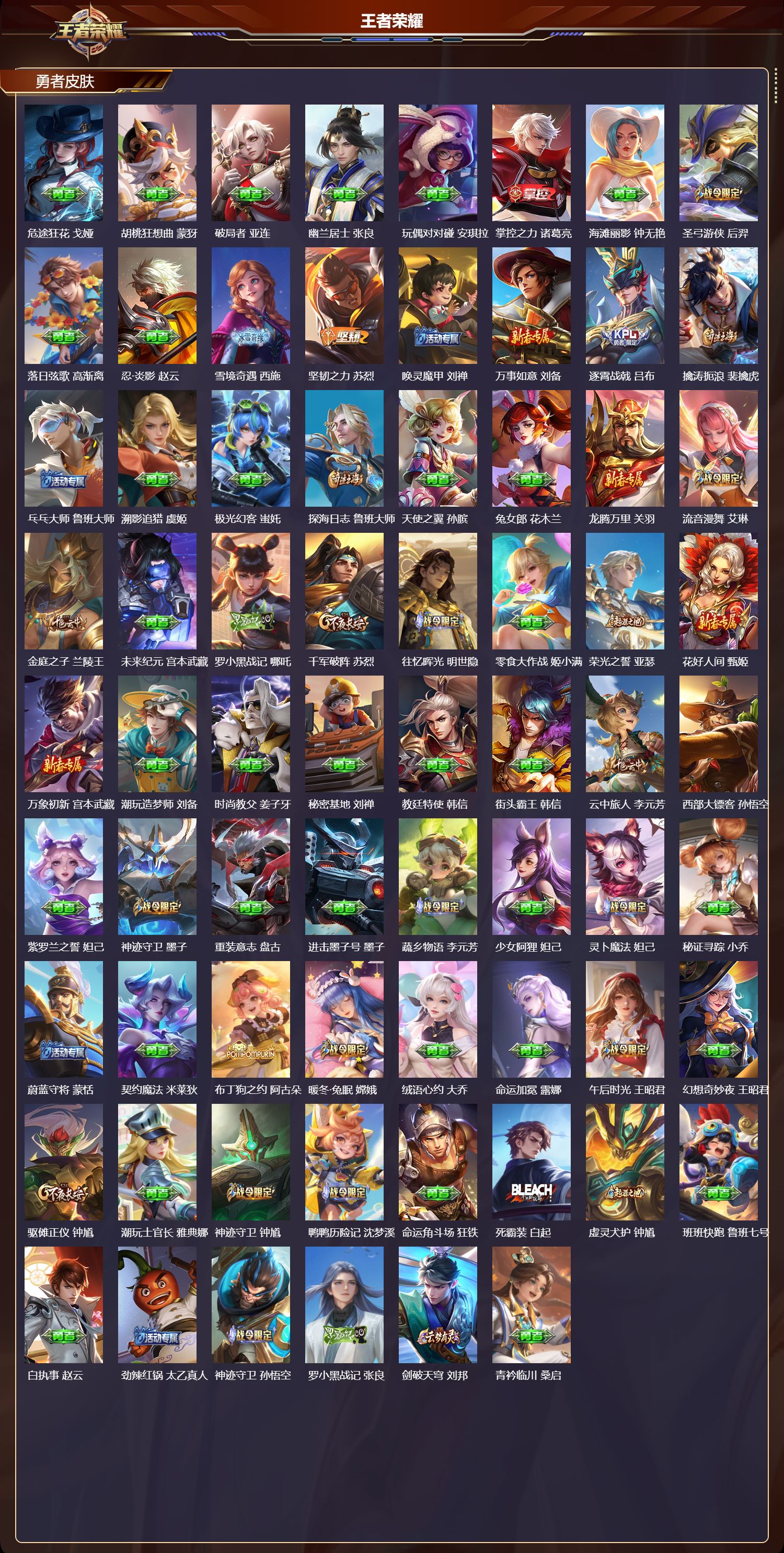 WZMK4205585王者荣耀账号详情图7