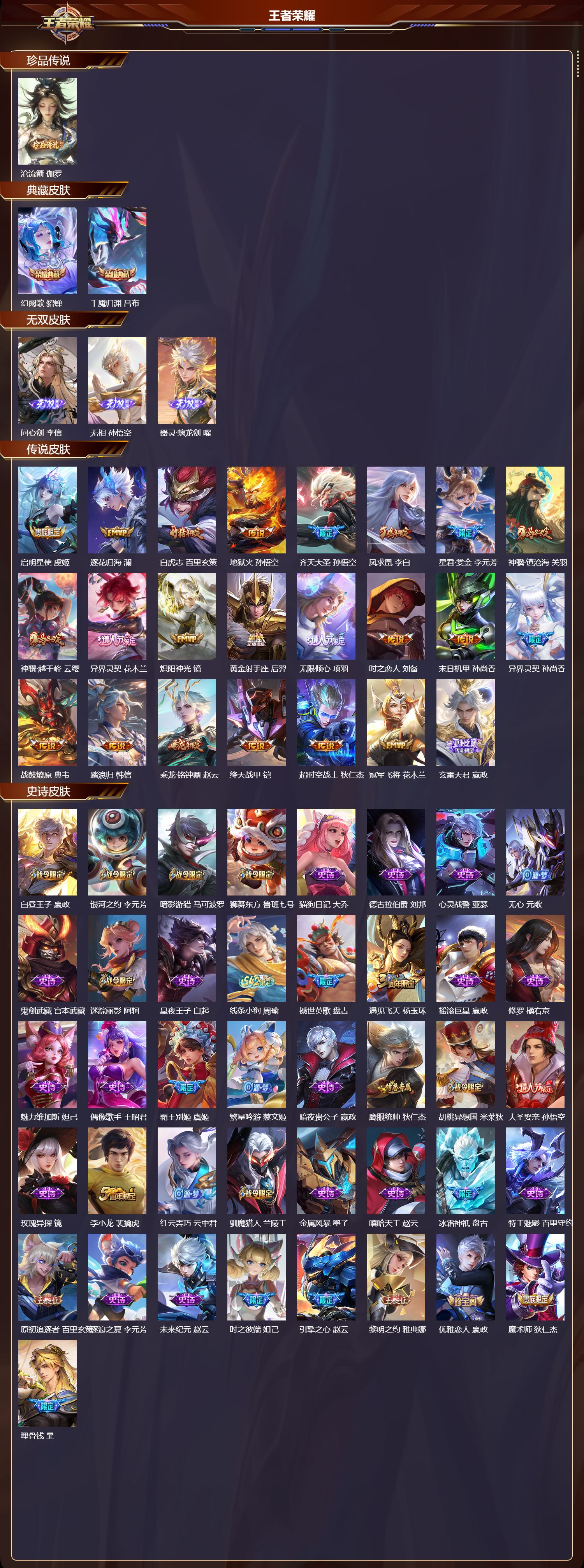 WZCMW4211698王者荣耀账号详情图6