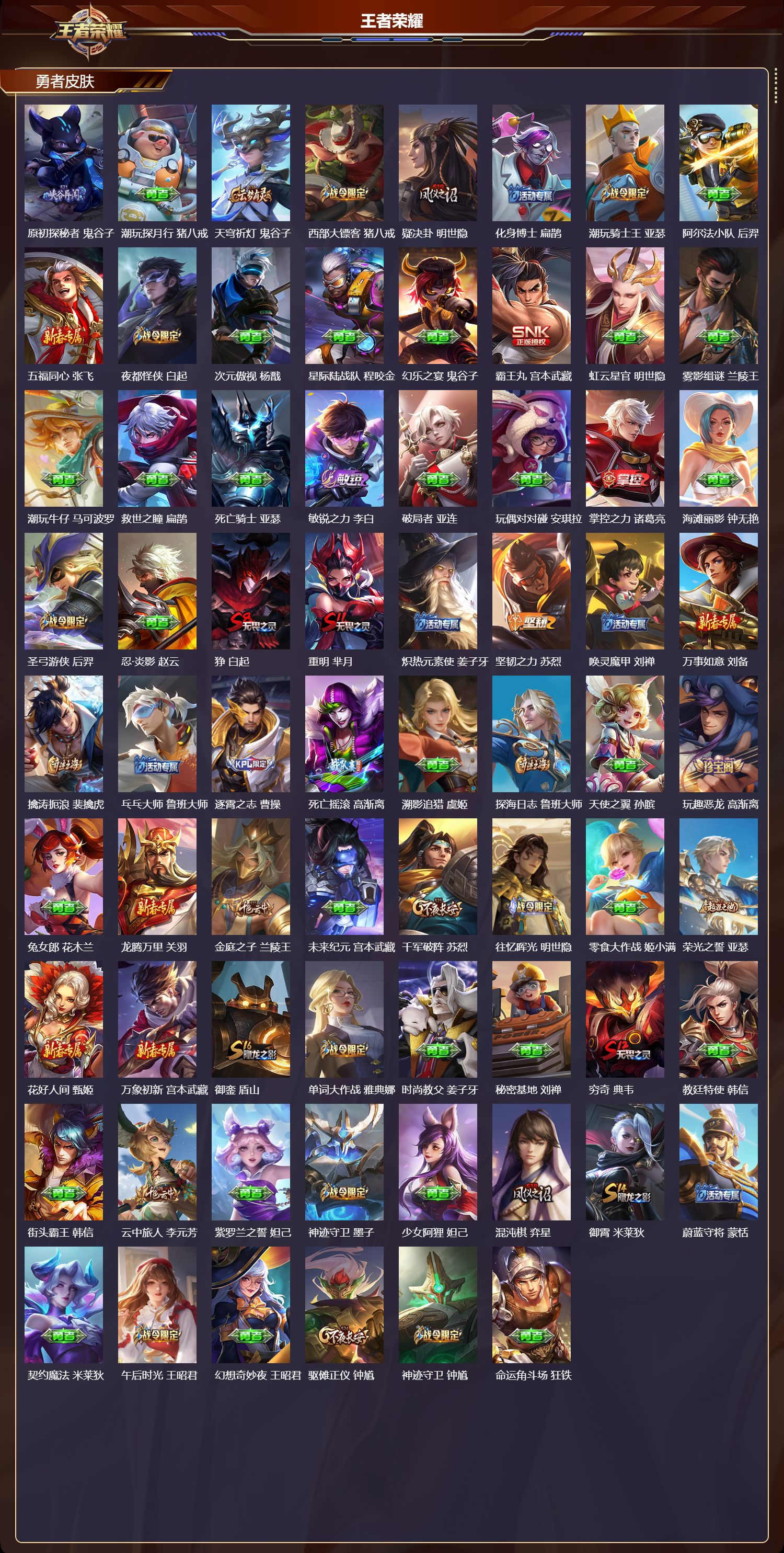 WZCMW4215255王者荣耀账号详情图8