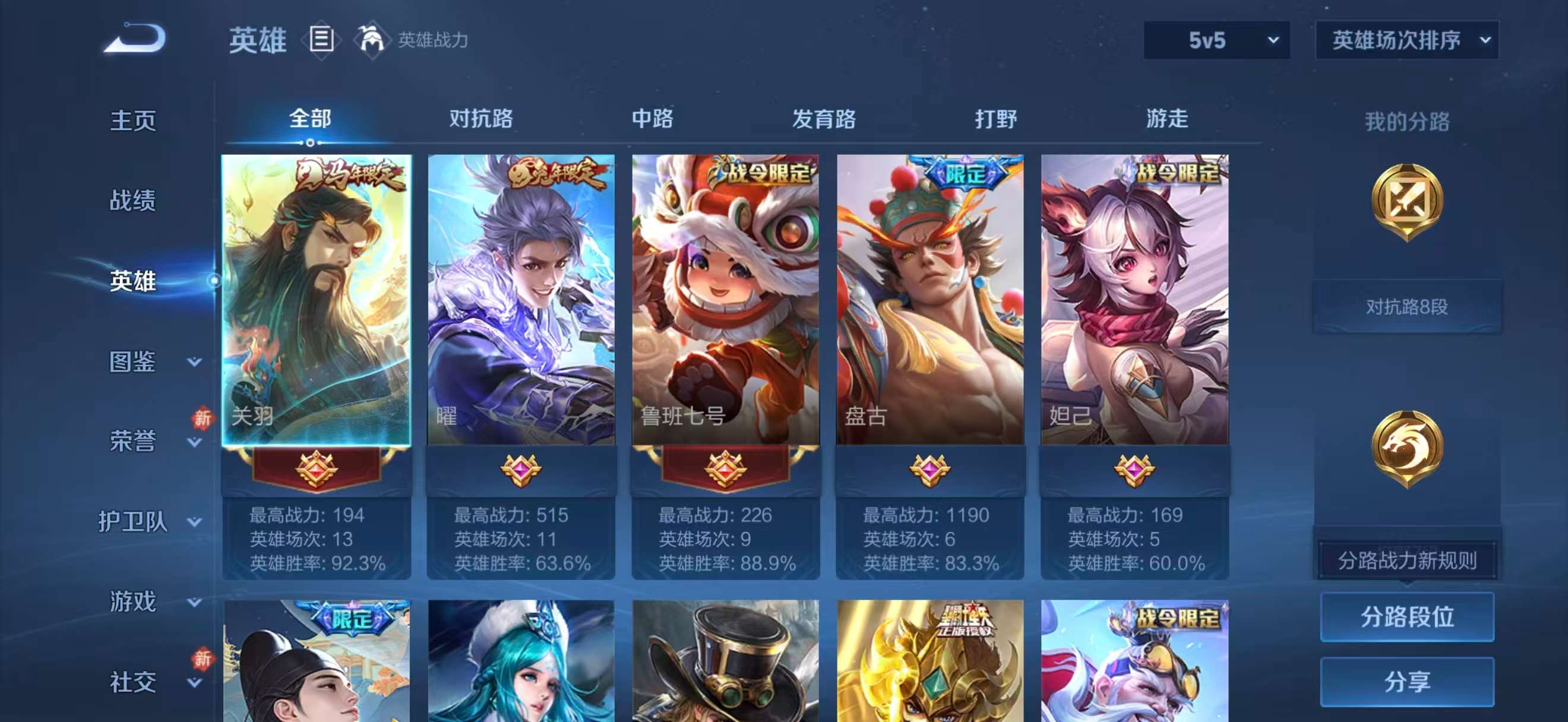 WZCMW4215091王者荣耀账号详情图4