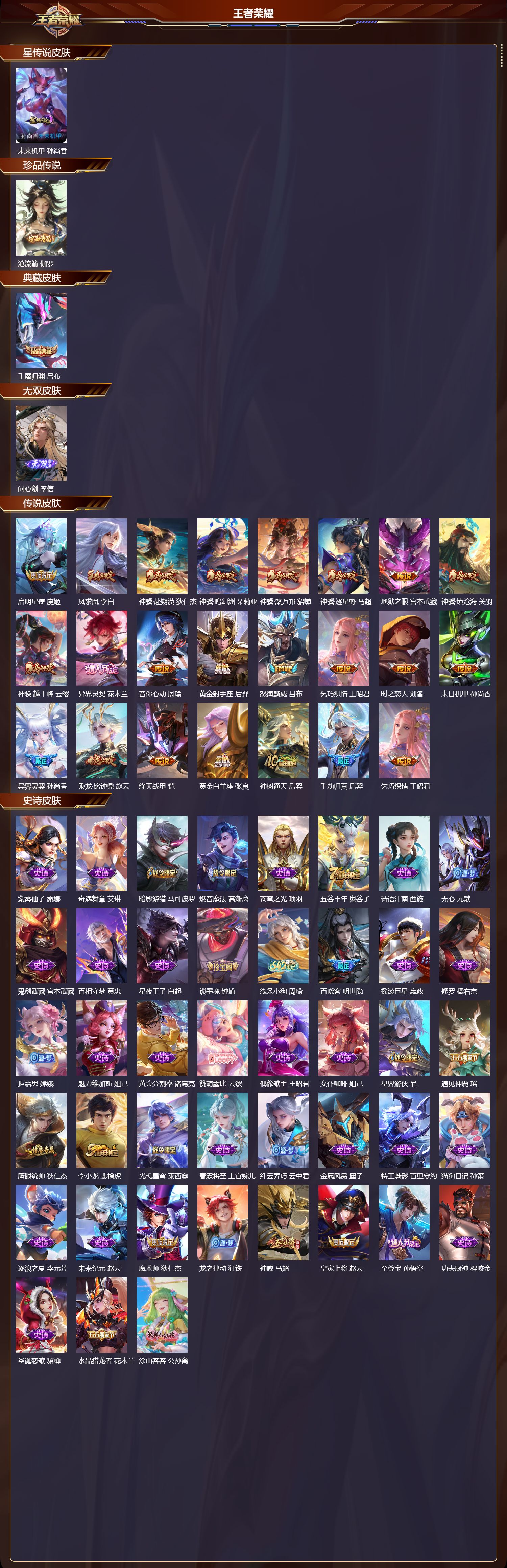 WZMK4208119王者荣耀账号详情图2 WZMK4208119王者荣耀账号详情图2