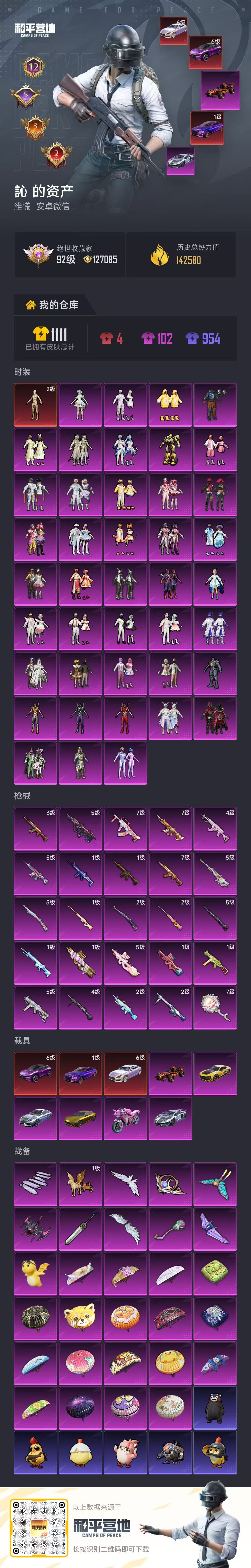 HPSJ4113680和平精英账号详情图2