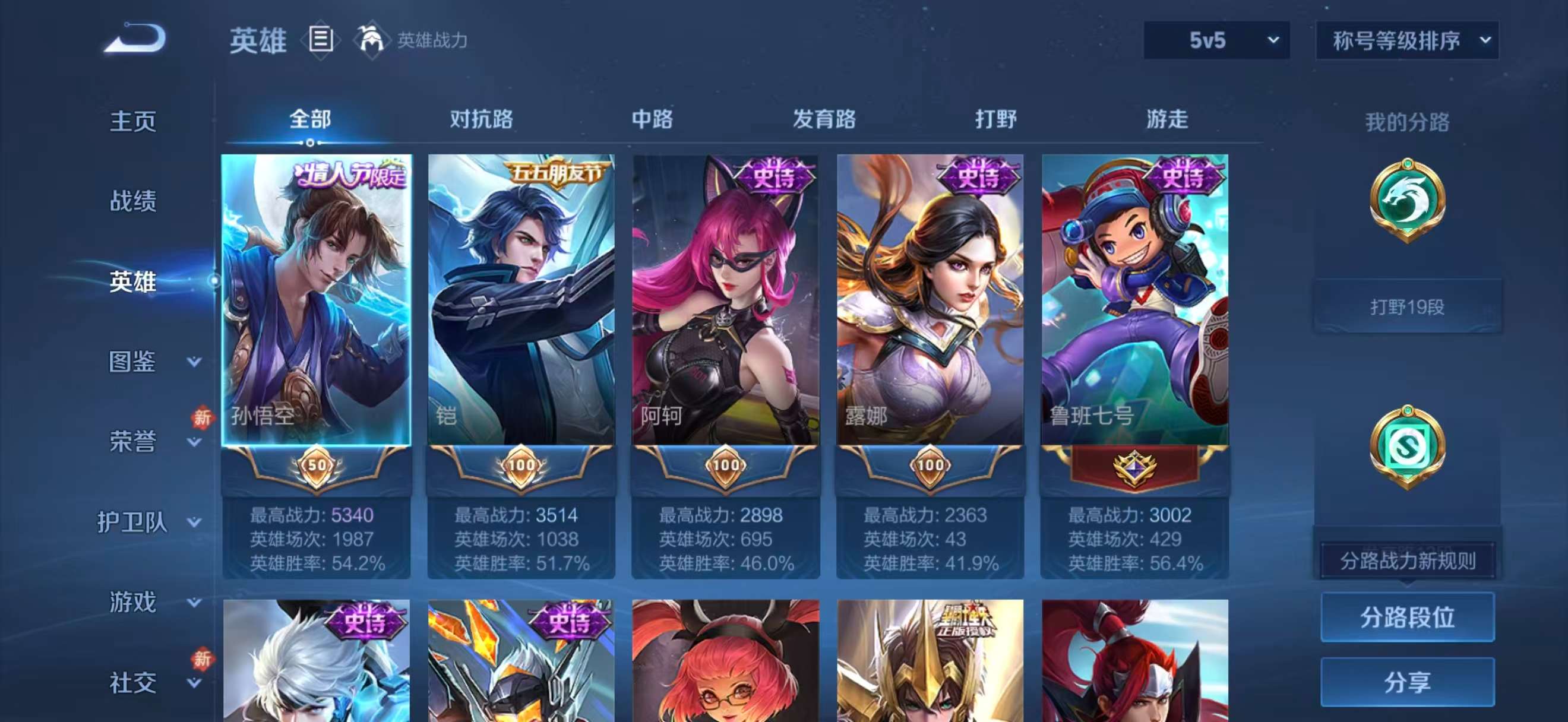 WZCMW4215226王者荣耀账号详情图4