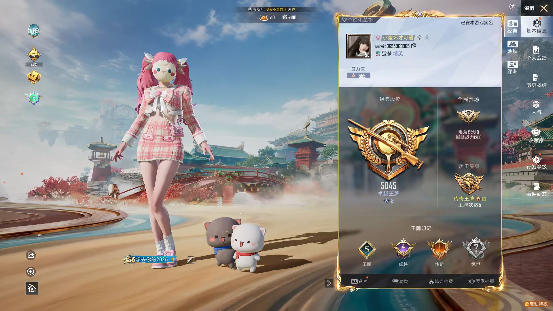 HPSJ4113776和平精英账号详情图3