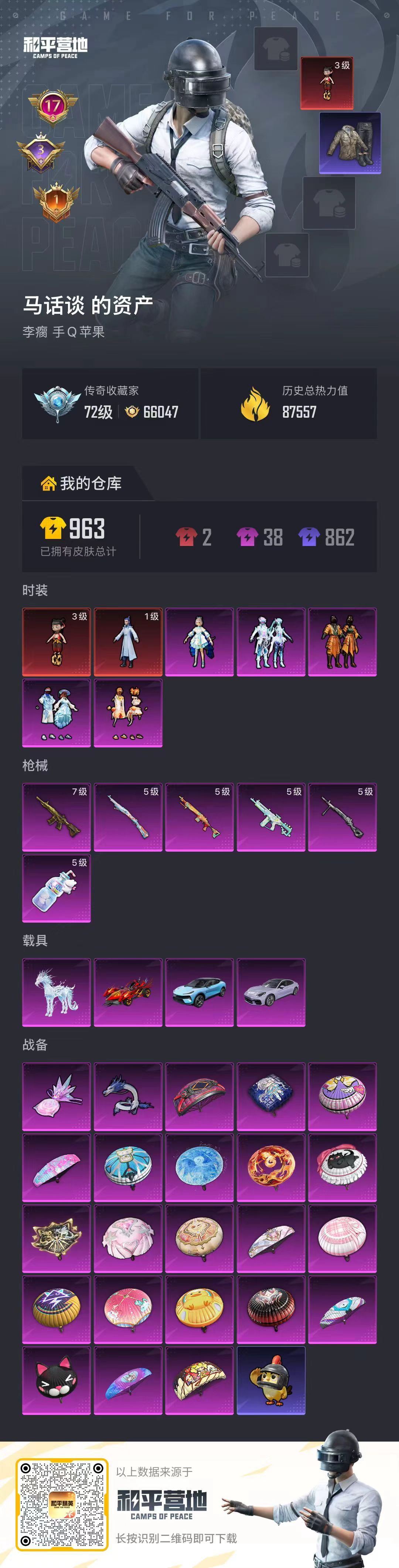 HPSJ4113403和平精英账号详情图2