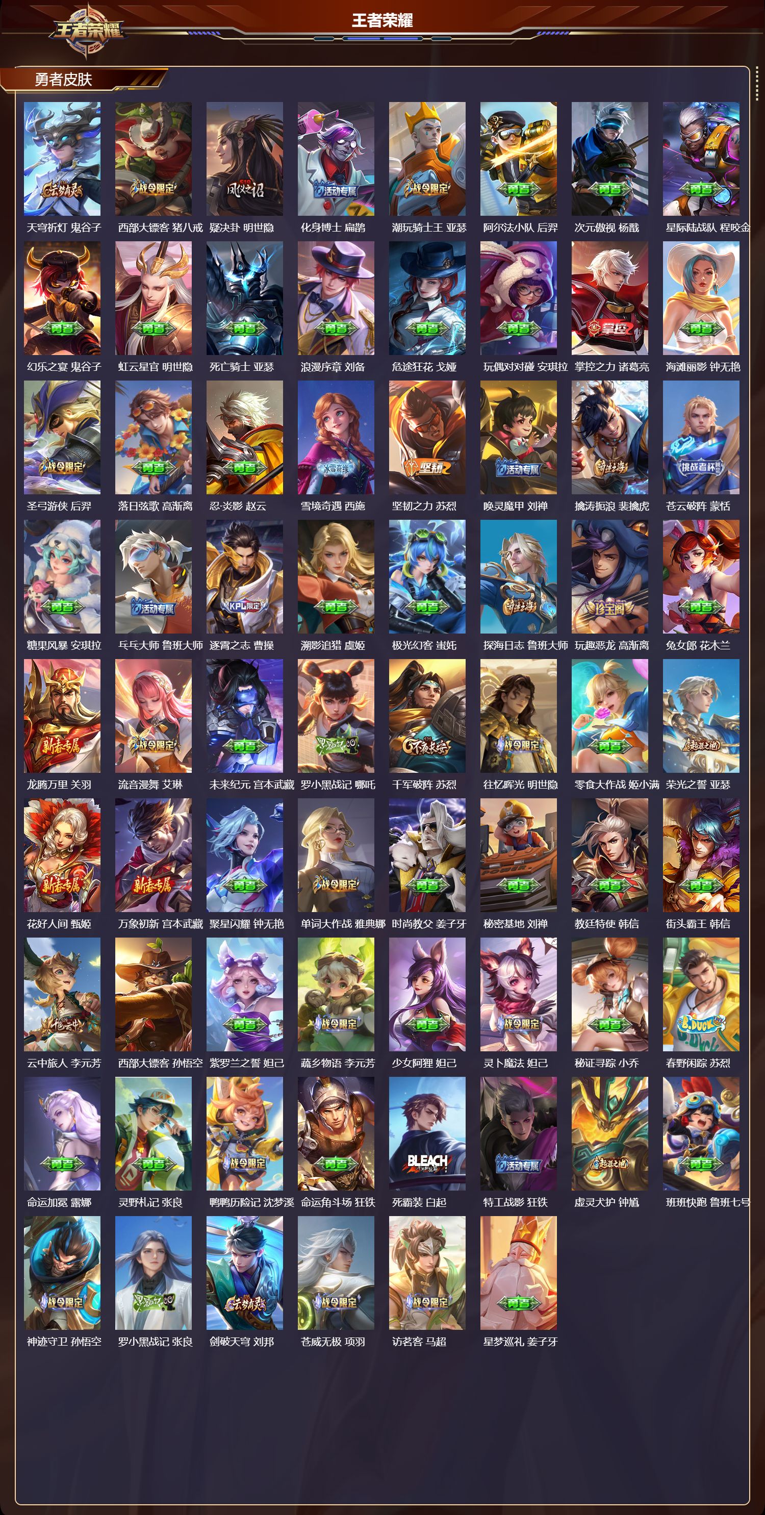 WZCMW4215259王者荣耀账号详情图10