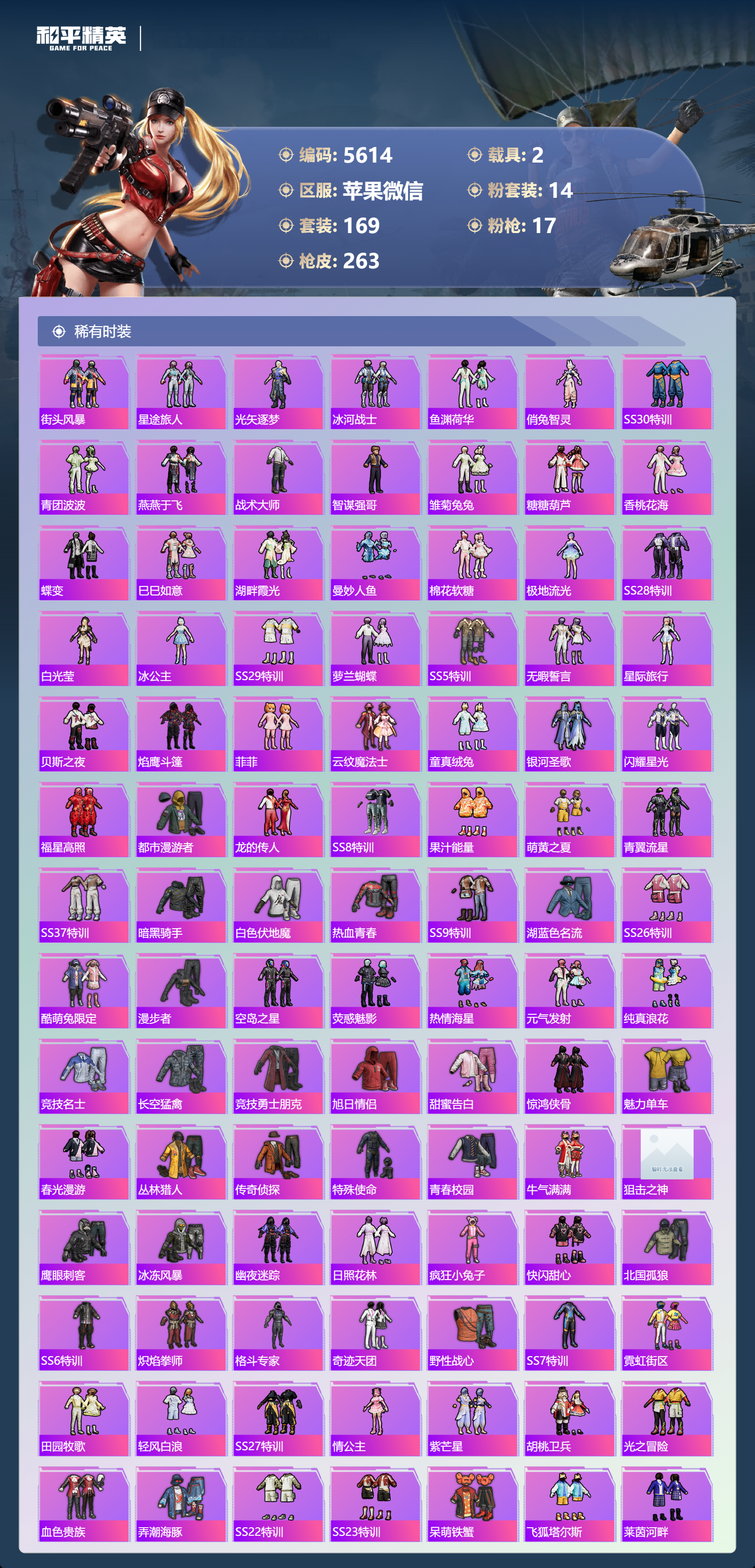 HPLX4123903和平精英账号详情图4