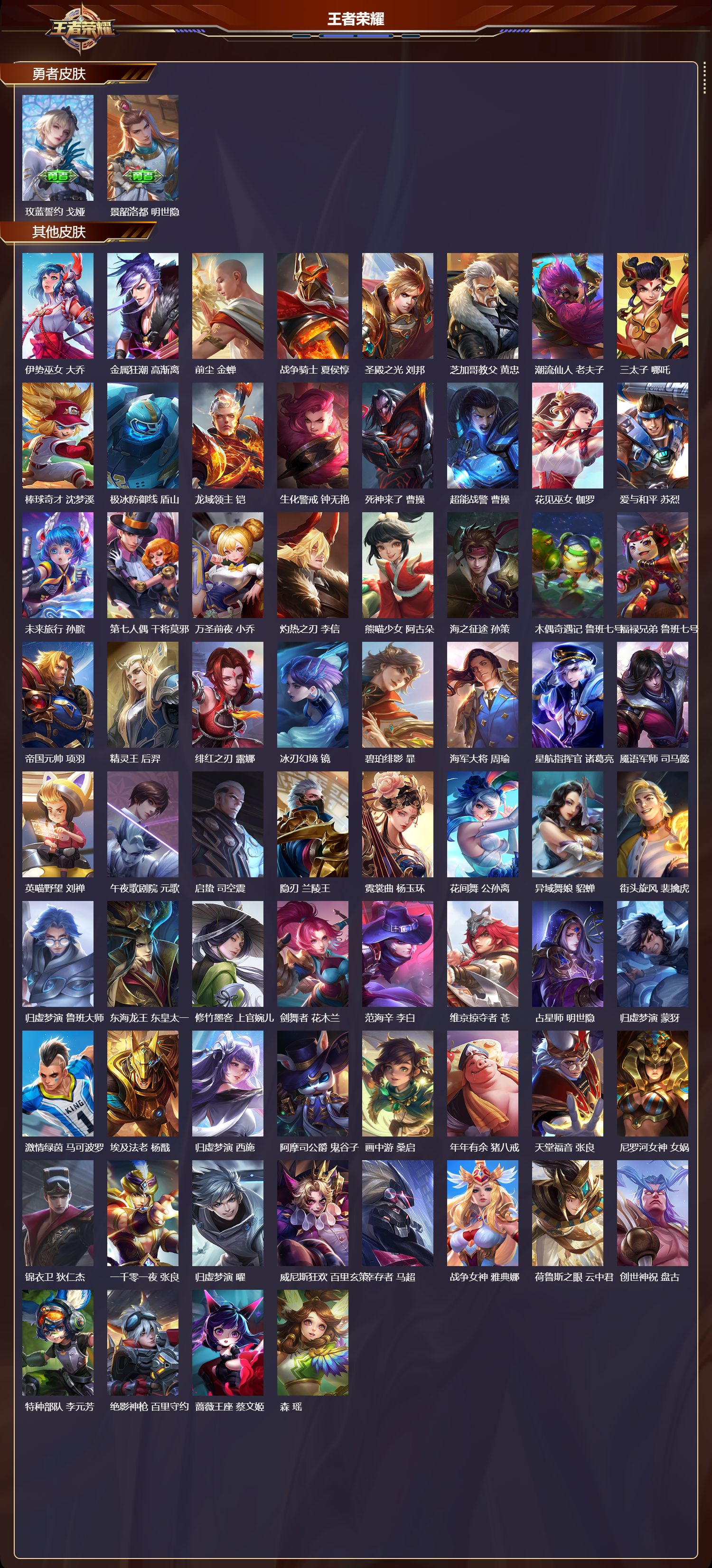 WZMK4208099王者荣耀账号详情图7 WZMK4208099王者荣耀账号详情图7