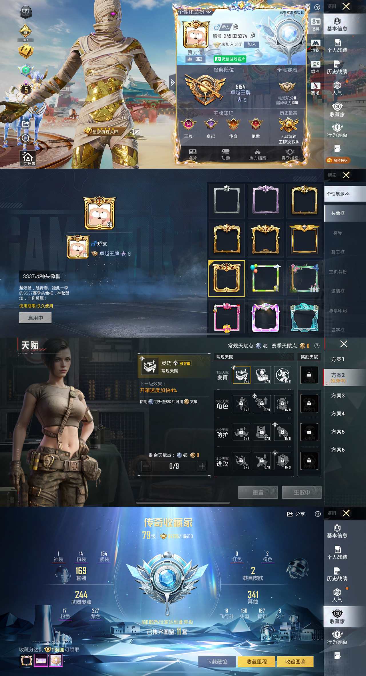 HPLX4123903和平精英账号详情图2