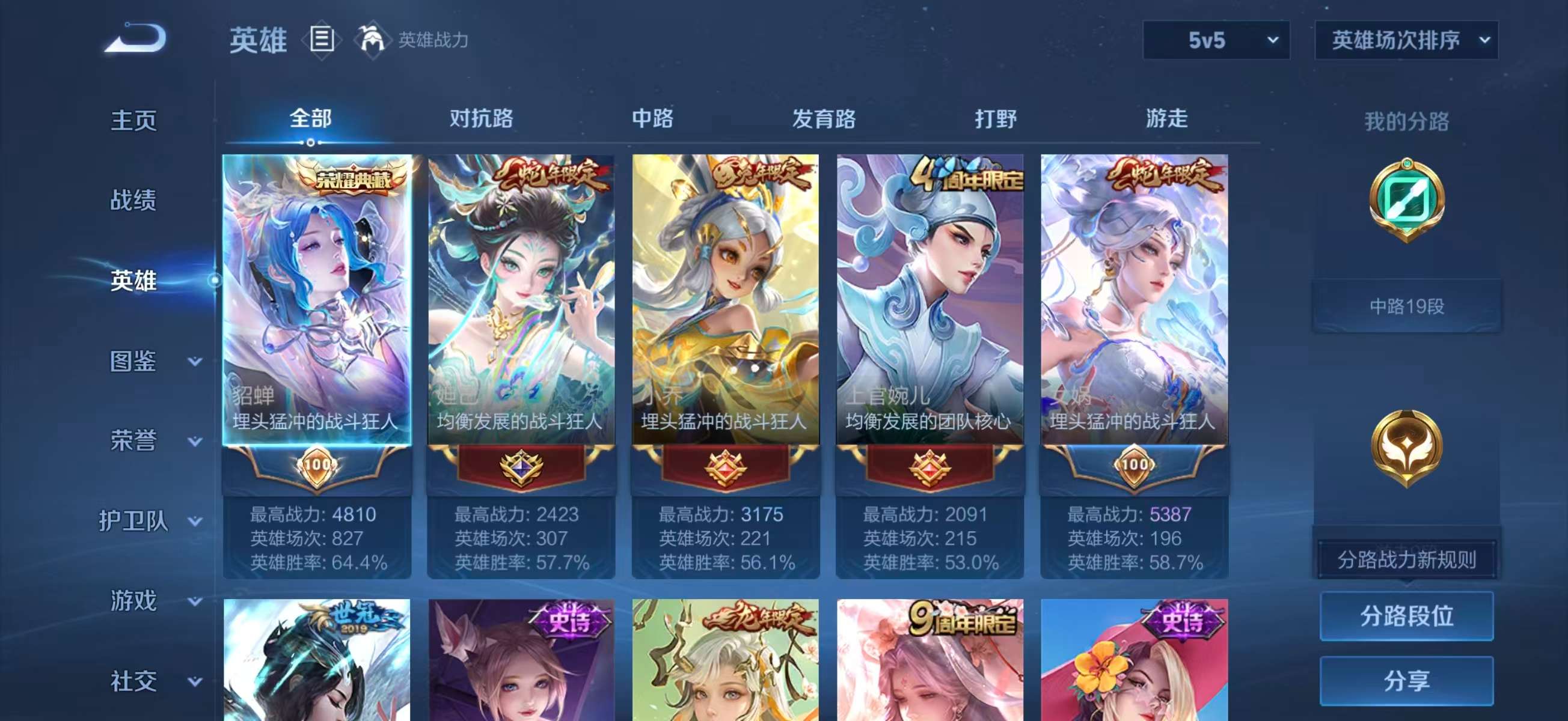 WZCMW4215210王者荣耀账号详情图4