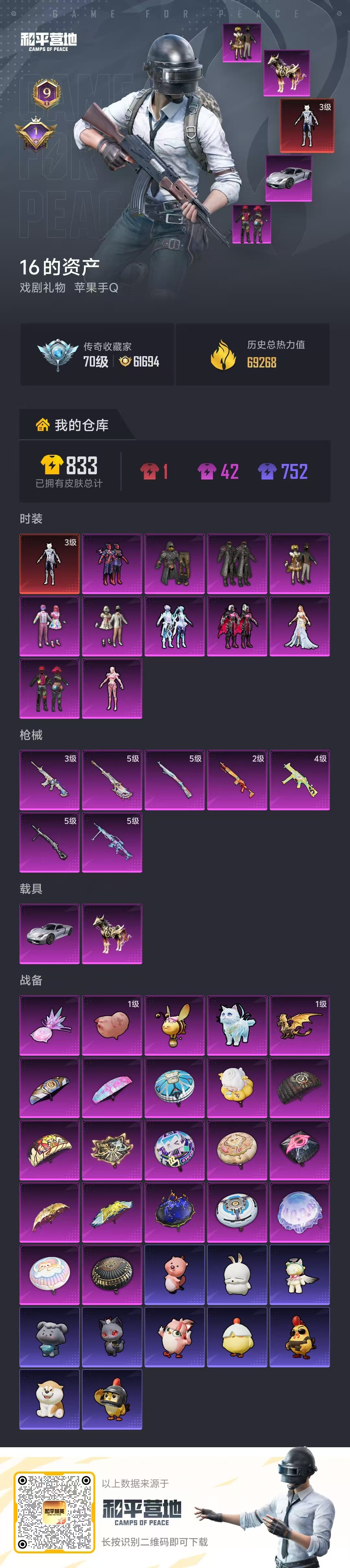 HPCMW4113710和平精英账号详情图2