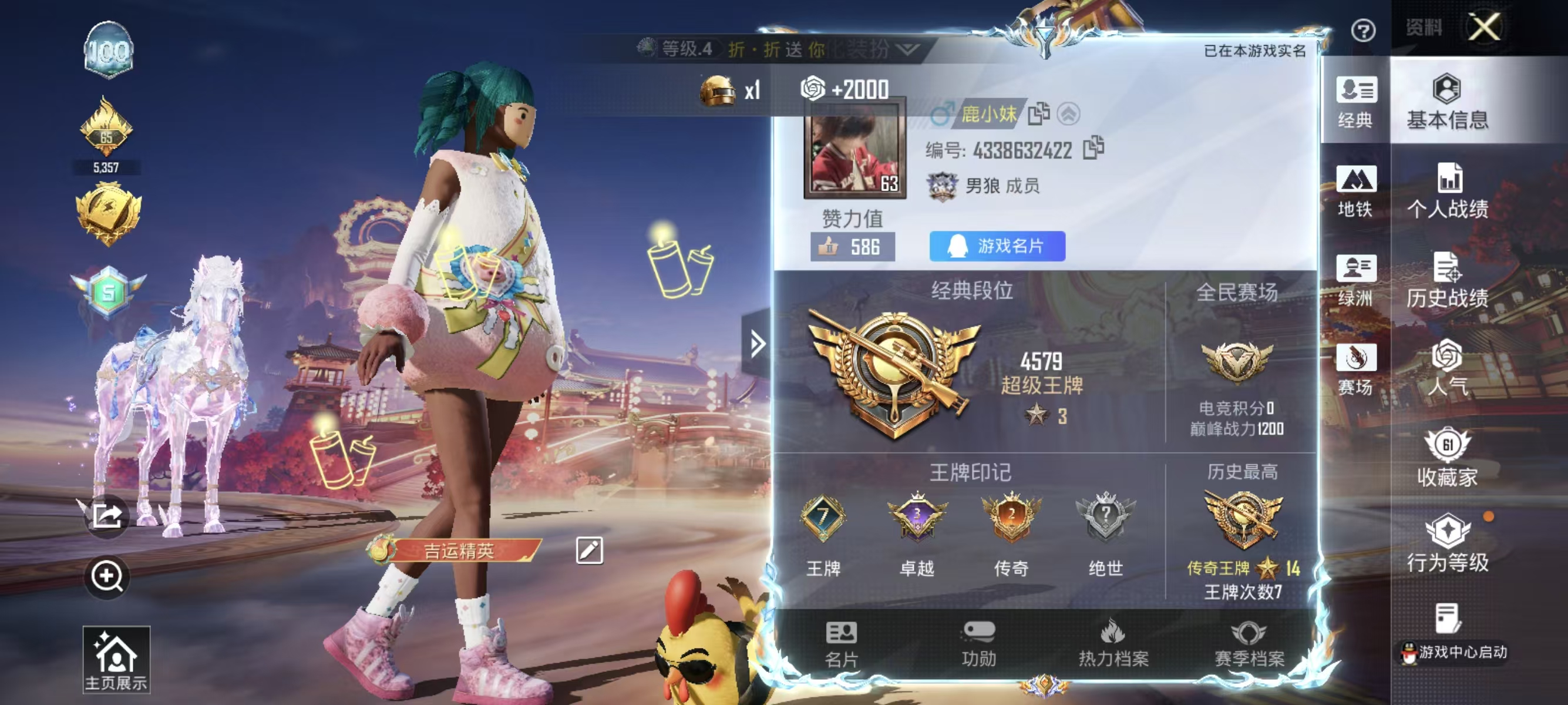 HPSJ4113687和平精英账号详情图3 HPSJ4113687和平精英账号详情图3