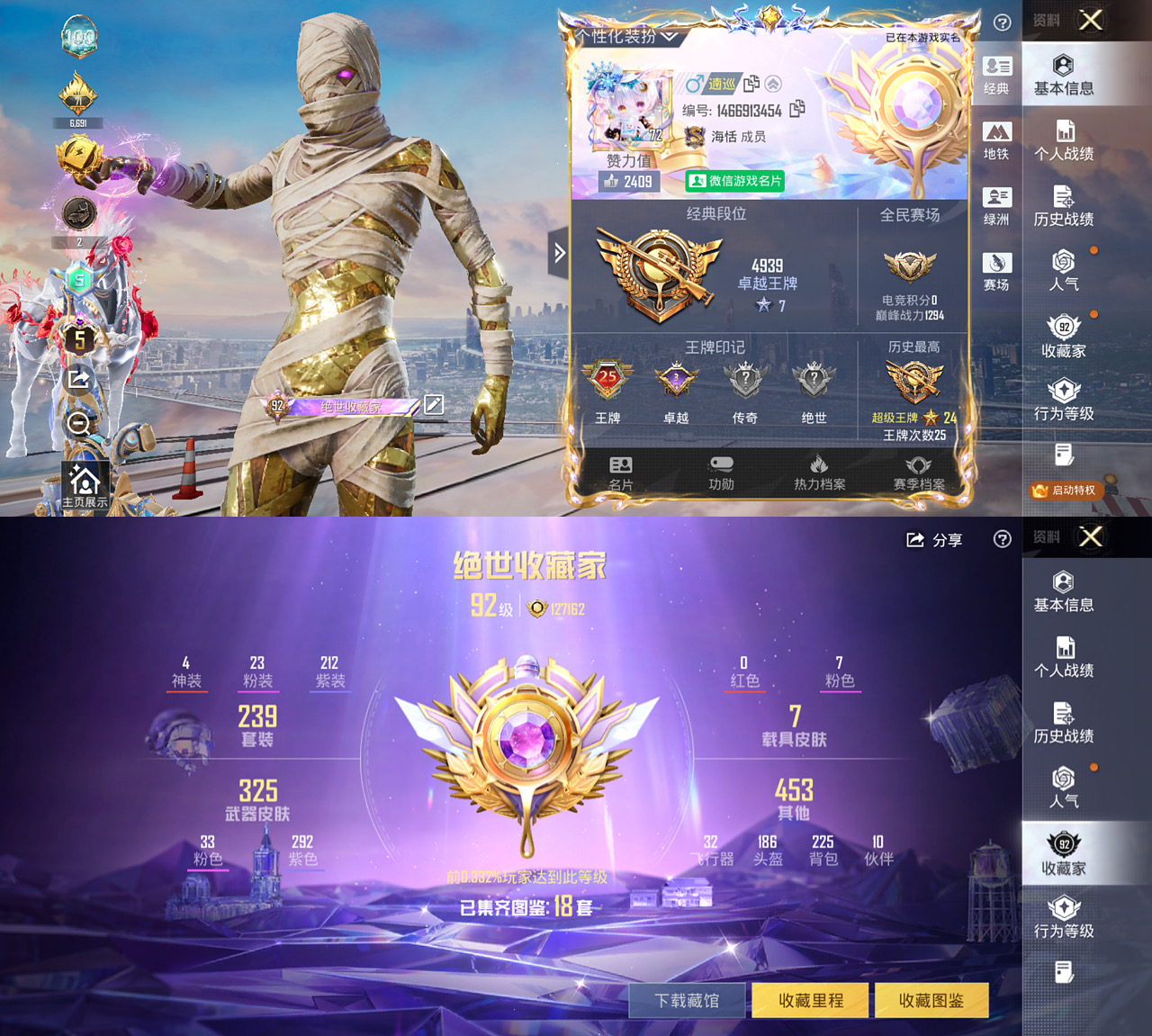 HPLX4123915和平精英账号详情图2 HPLX4123915和平精英账号详情图2