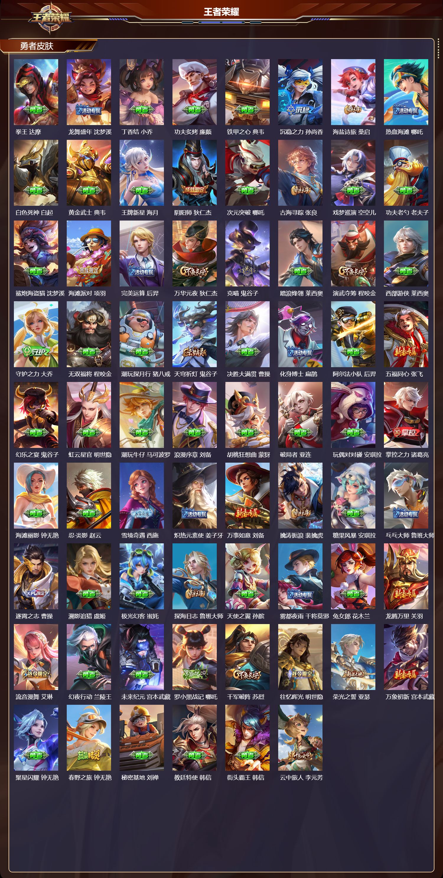 WZQM4208036王者荣耀账号详情图5