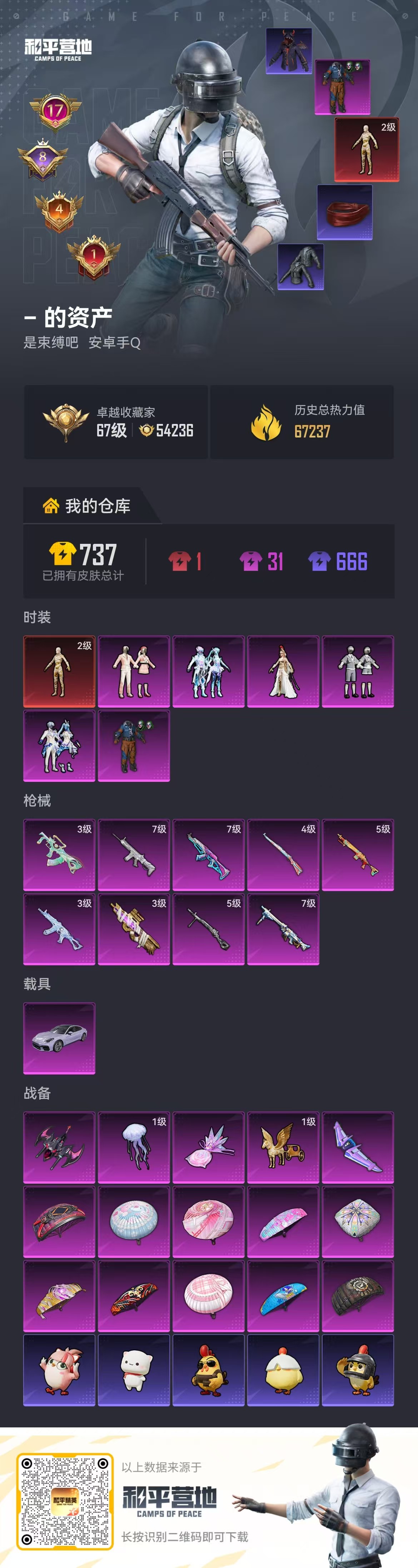 HPCMW4113543和平精英账号详情图2