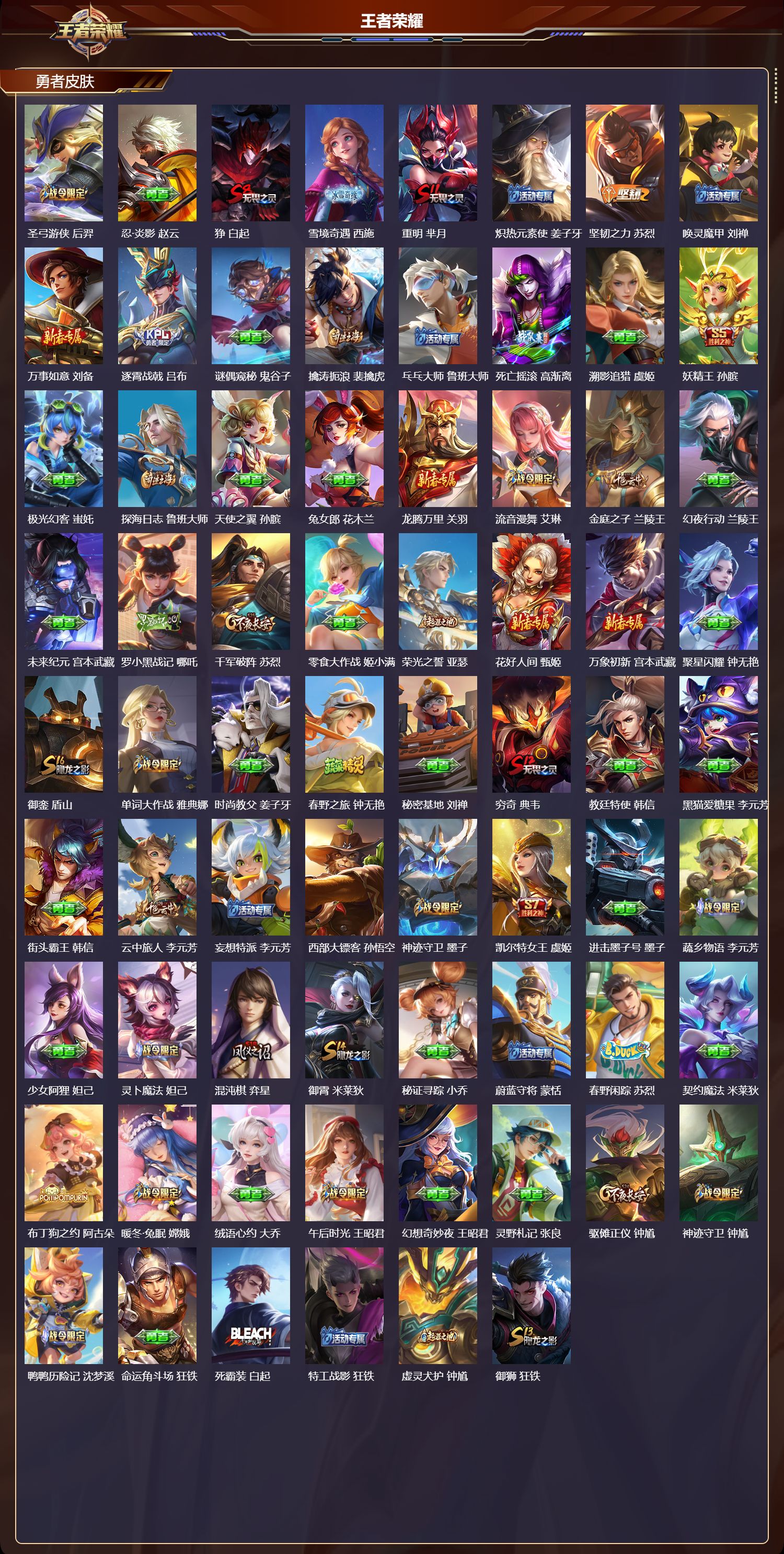 WZCMW4215252王者荣耀账号详情图11