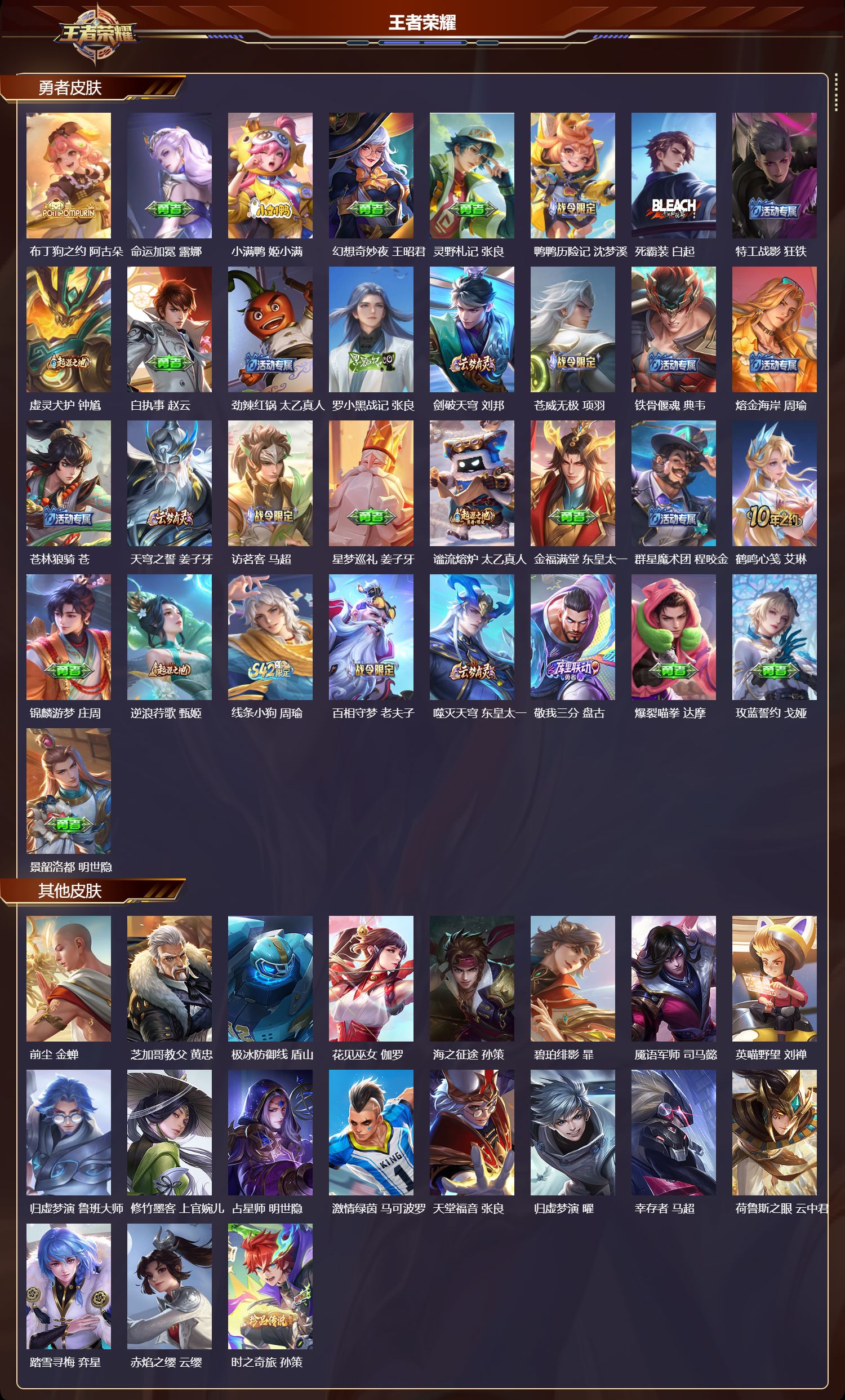 WZMK4210271王者荣耀账号详情图4