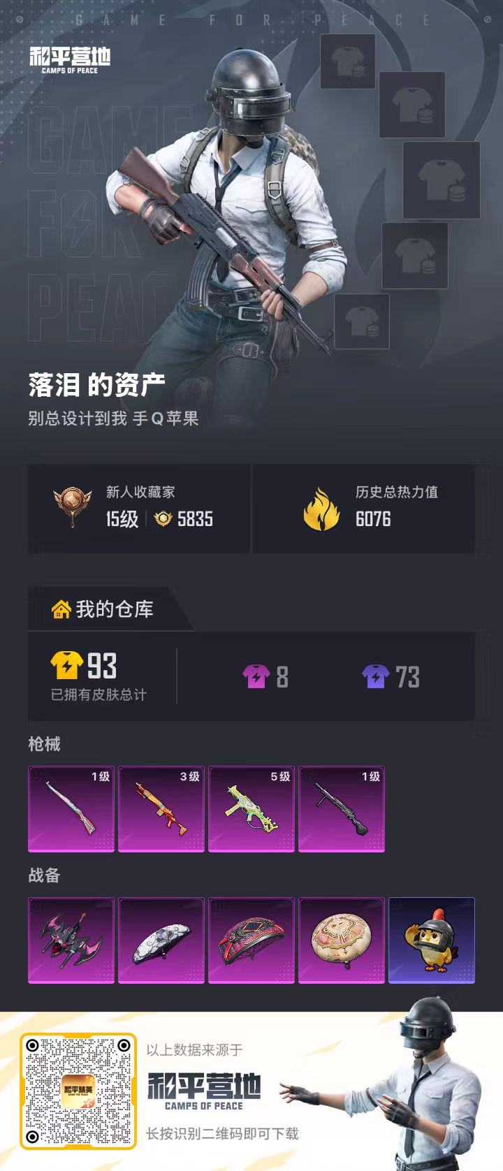 HPSJ4114922和平精英账号详情图2