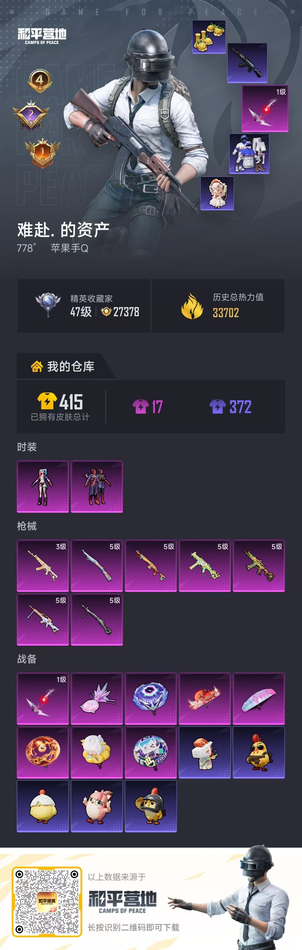 HPCMW4115164和平精英账号详情图2