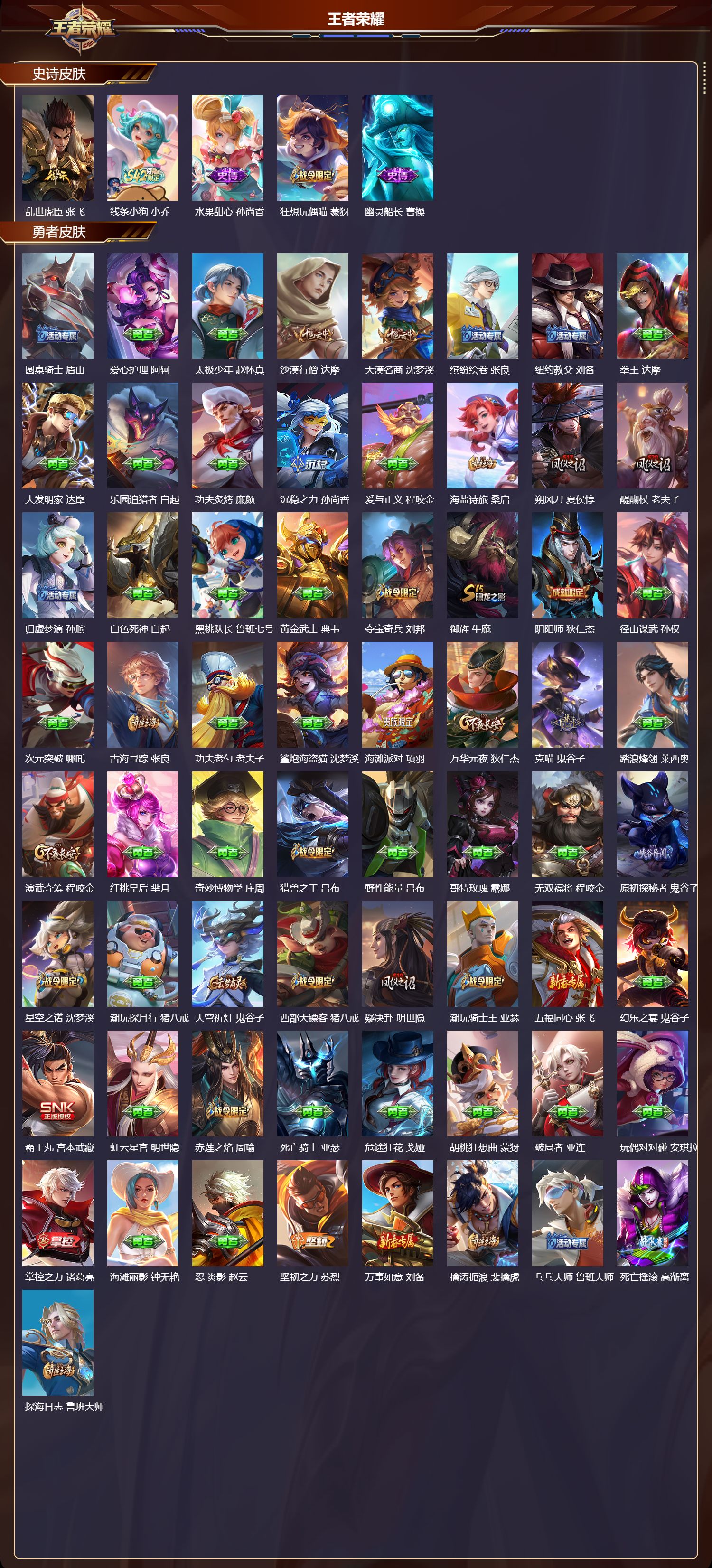 WZQM4210188王者荣耀账号详情图4