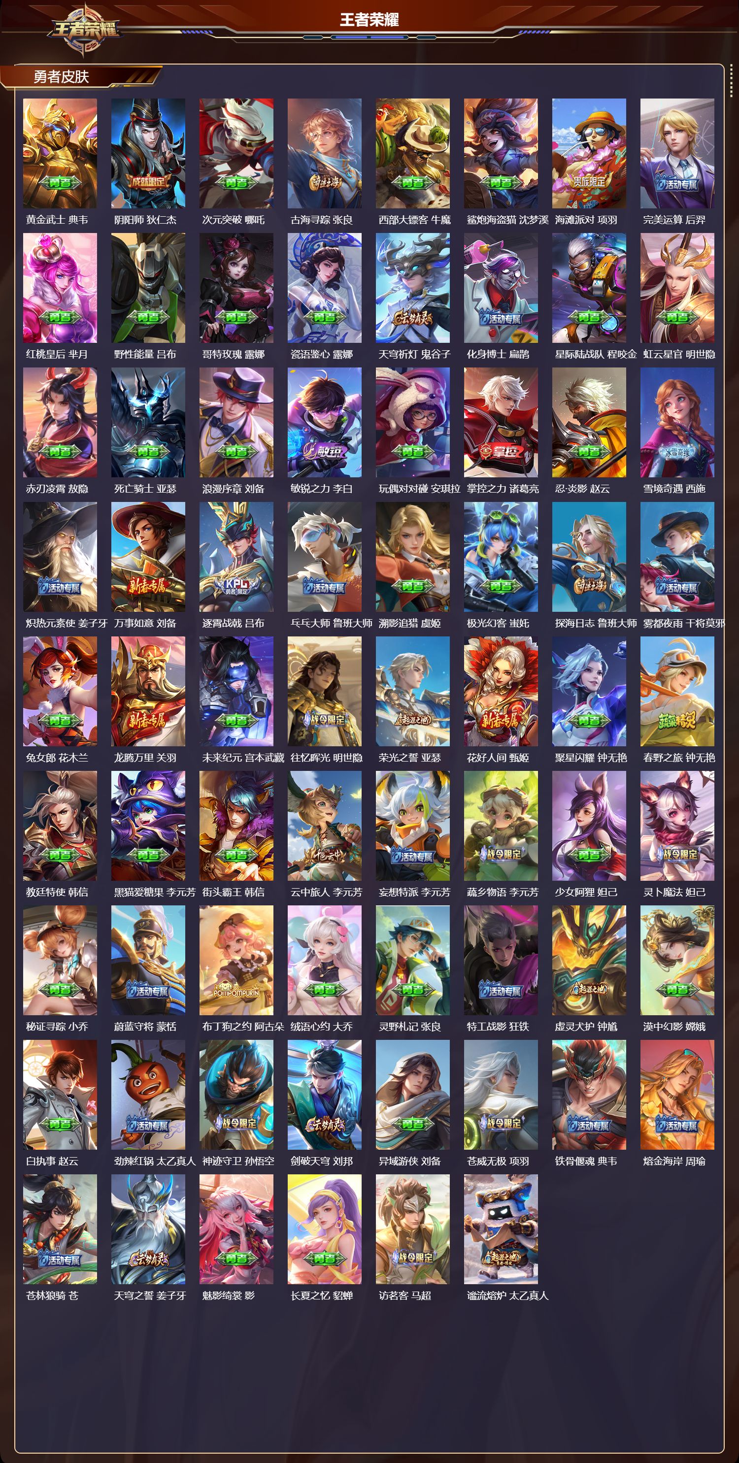 WZLX4224279王者荣耀账号详情图4