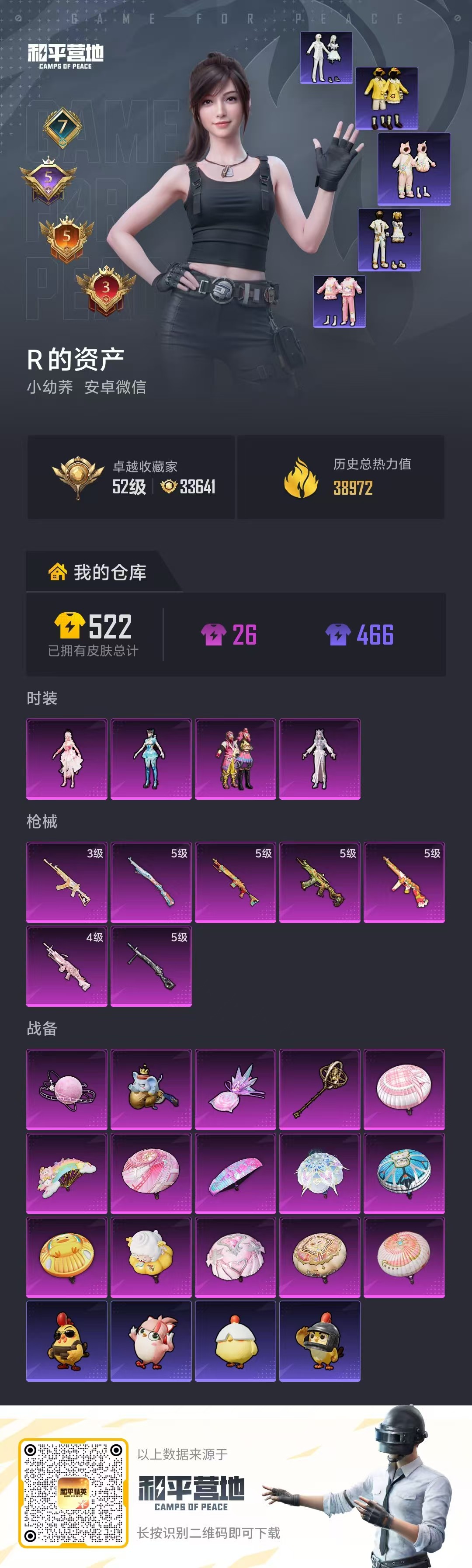 HPSJ4115090和平精英账号详情图2