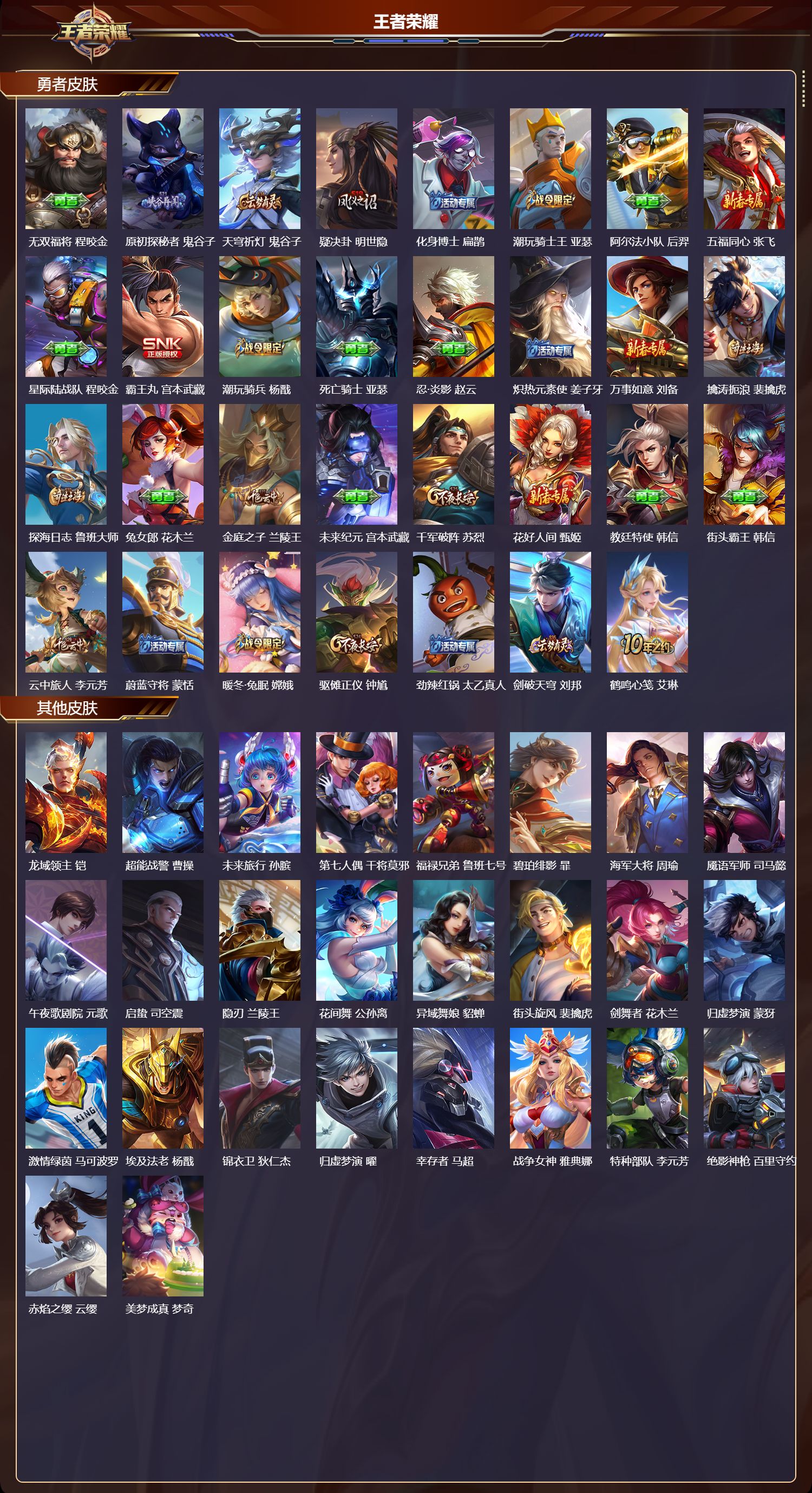 WZQM4210263王者荣耀账号详情图4