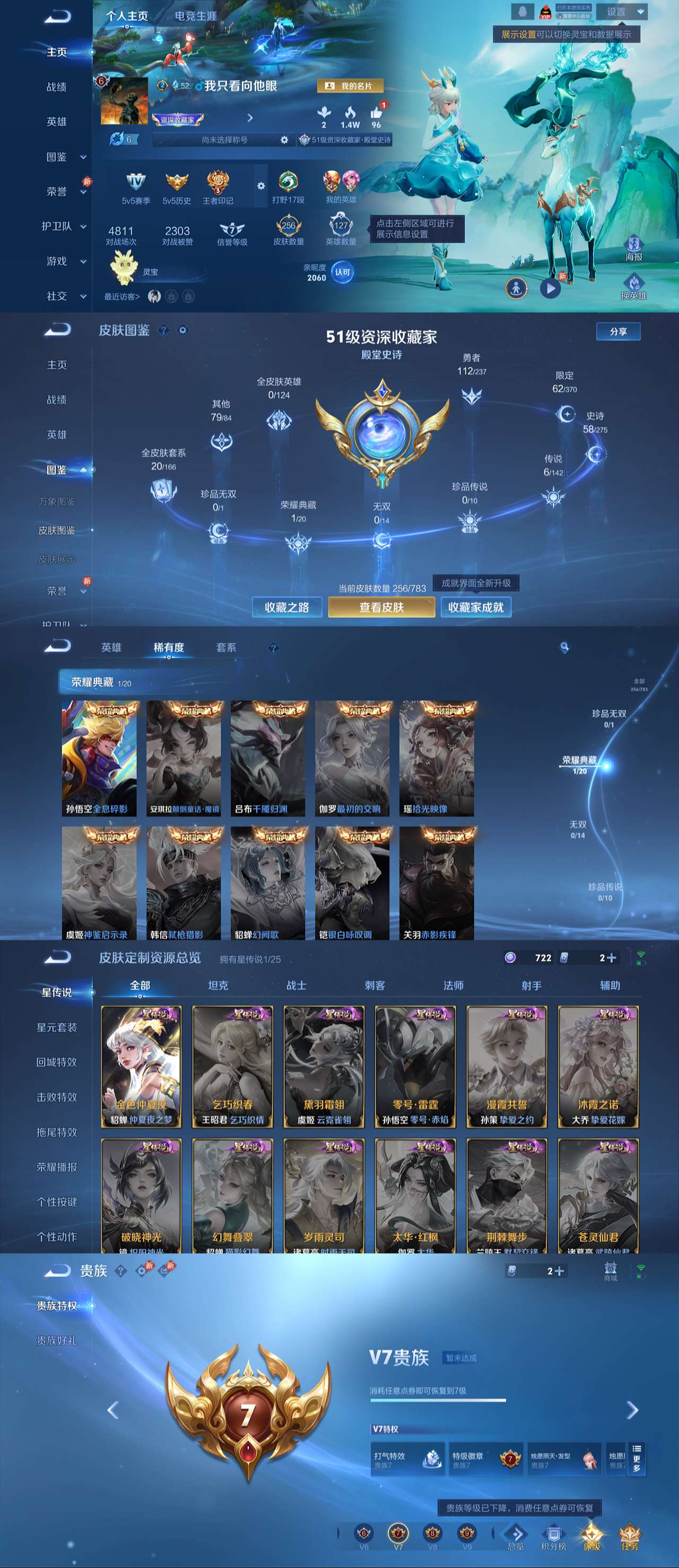 WZLX4224281王者荣耀账号详情图2