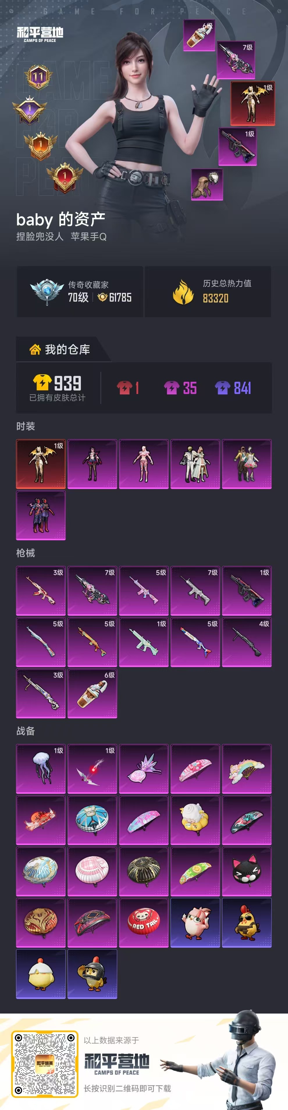 HPSJ4115238和平精英账号详情图2