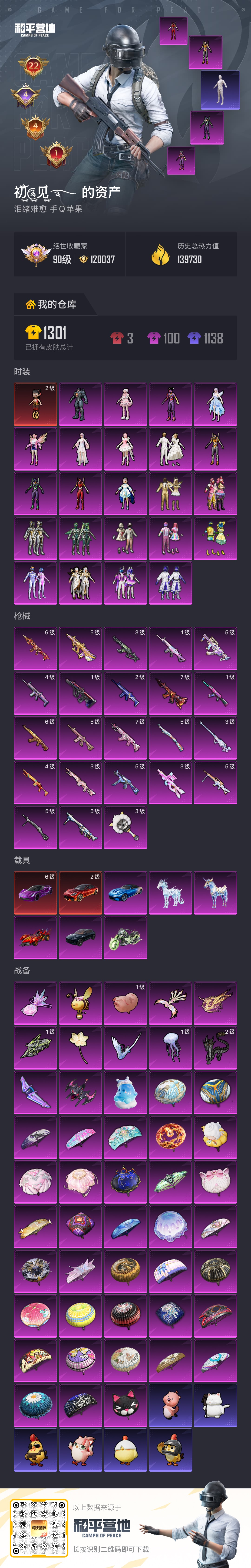 HPSJ4115123和平精英账号详情图2