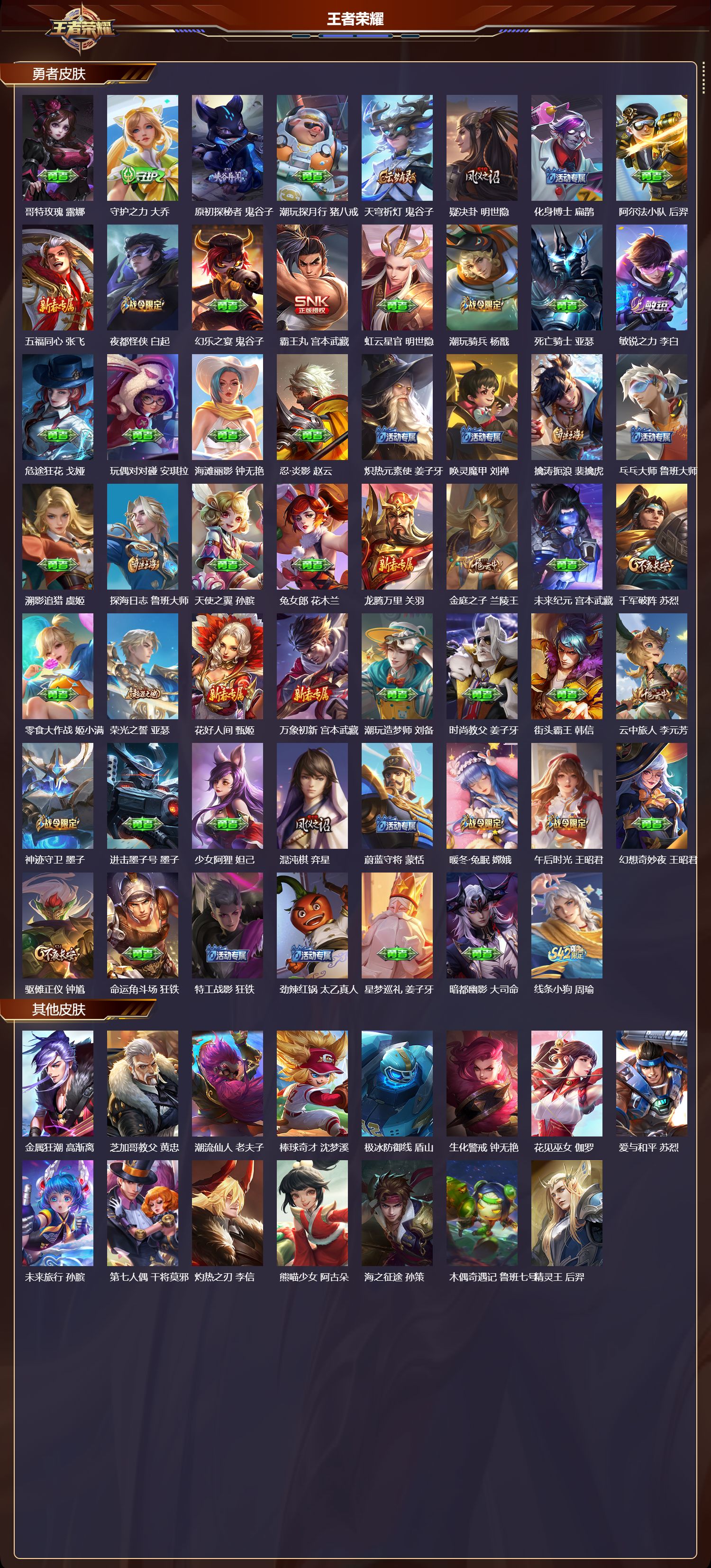 WZQM4210203王者荣耀账号详情图5