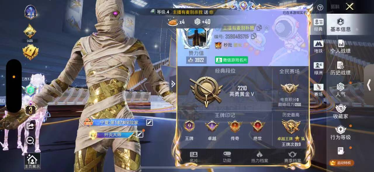 HPSJ4115216和平精英账号详情图3 HPSJ4115216和平精英账号详情图3