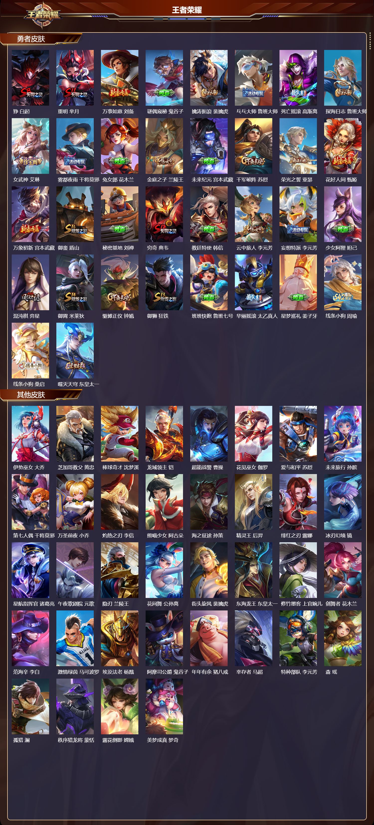 WZMK4210293王者荣耀账号详情图3 WZMK4210293王者荣耀账号详情图3