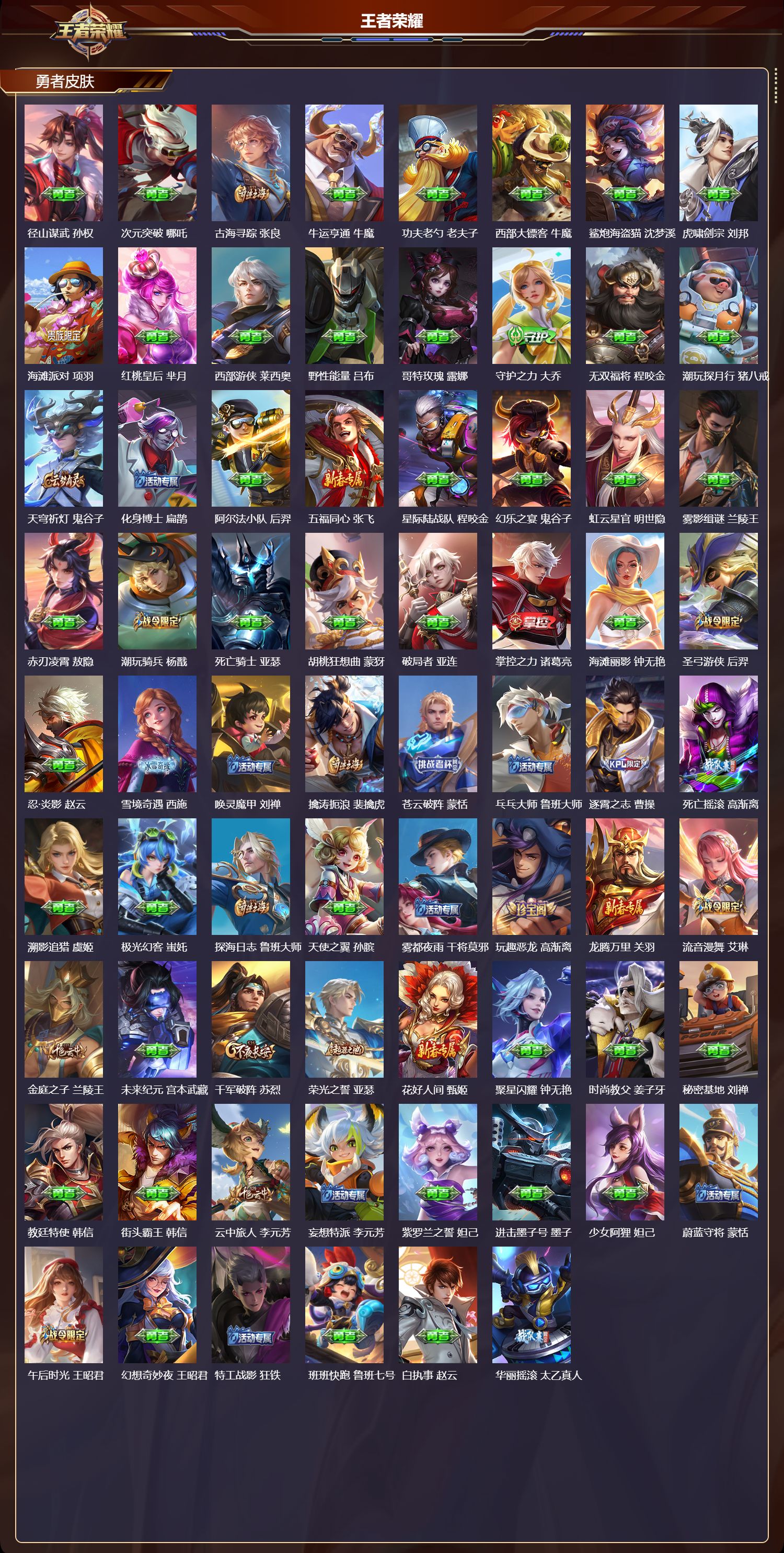 WZMK4210247王者荣耀账号详情图4 WZMK4210247王者荣耀账号详情图4