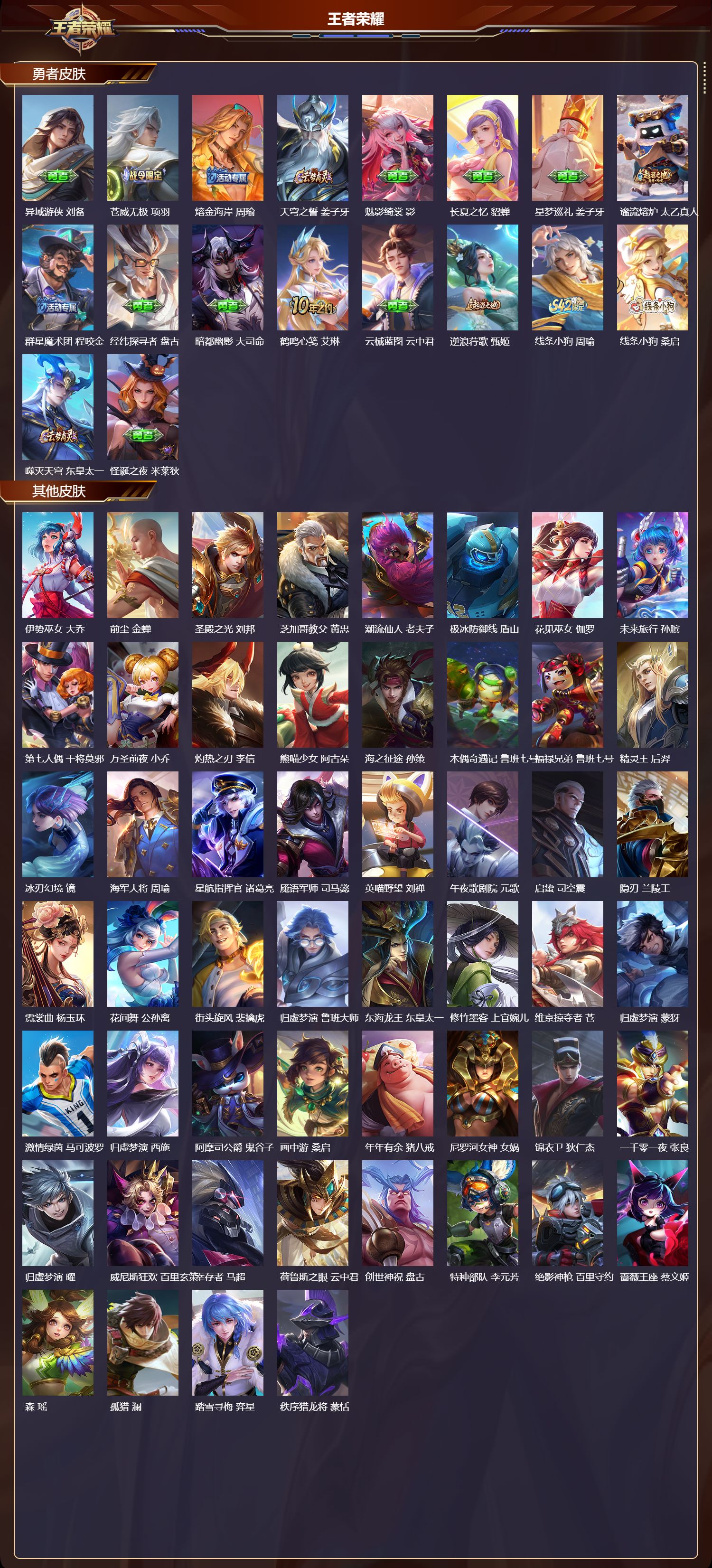 WZQM4210245王者荣耀账号详情图7